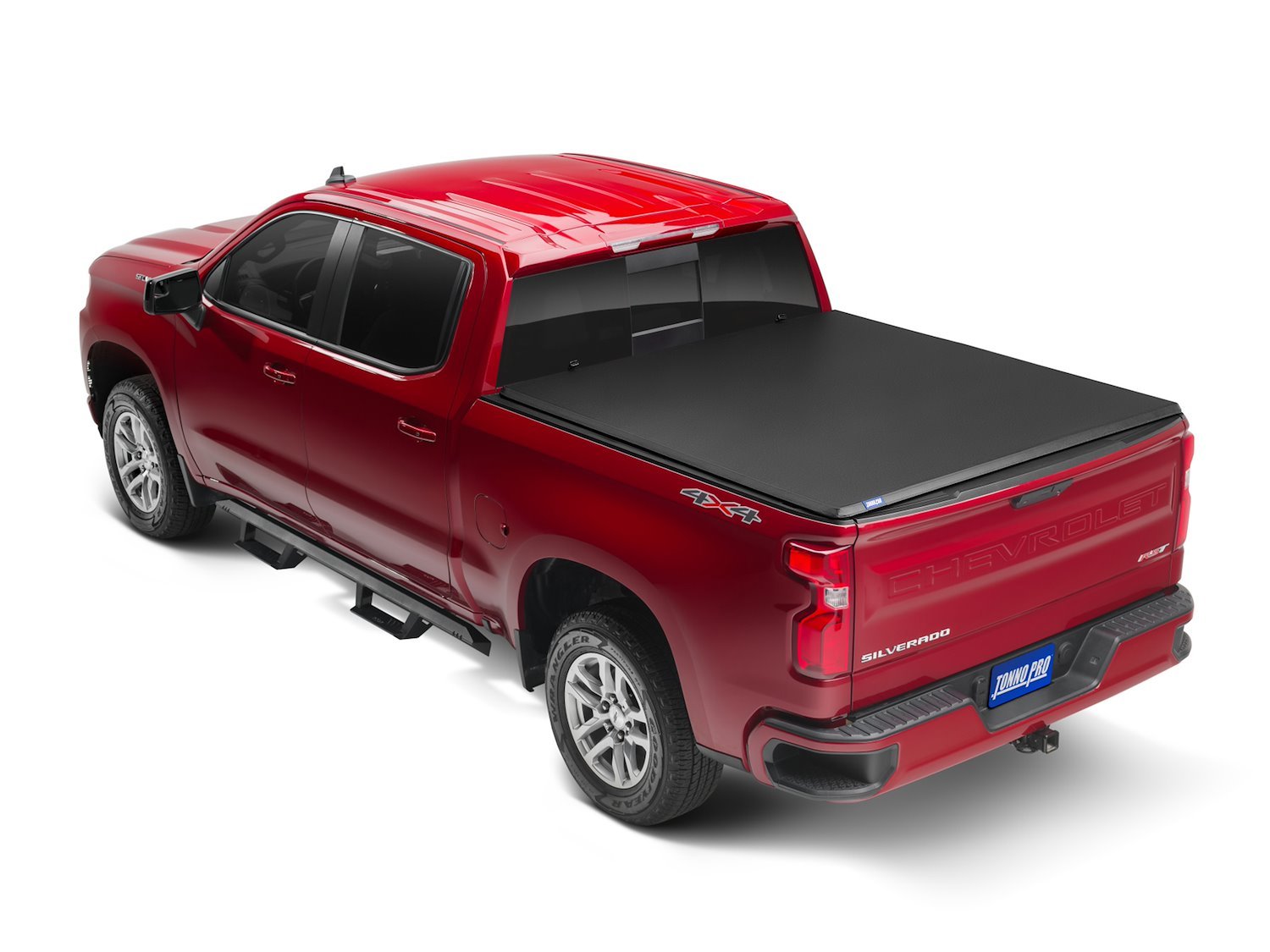 Hard Fold Tri-Fold Tonneau Cover Fits Select GM Silverado/Sierra 1500 Trucks [8 ft. 2 in. Bed without Side Boxes]