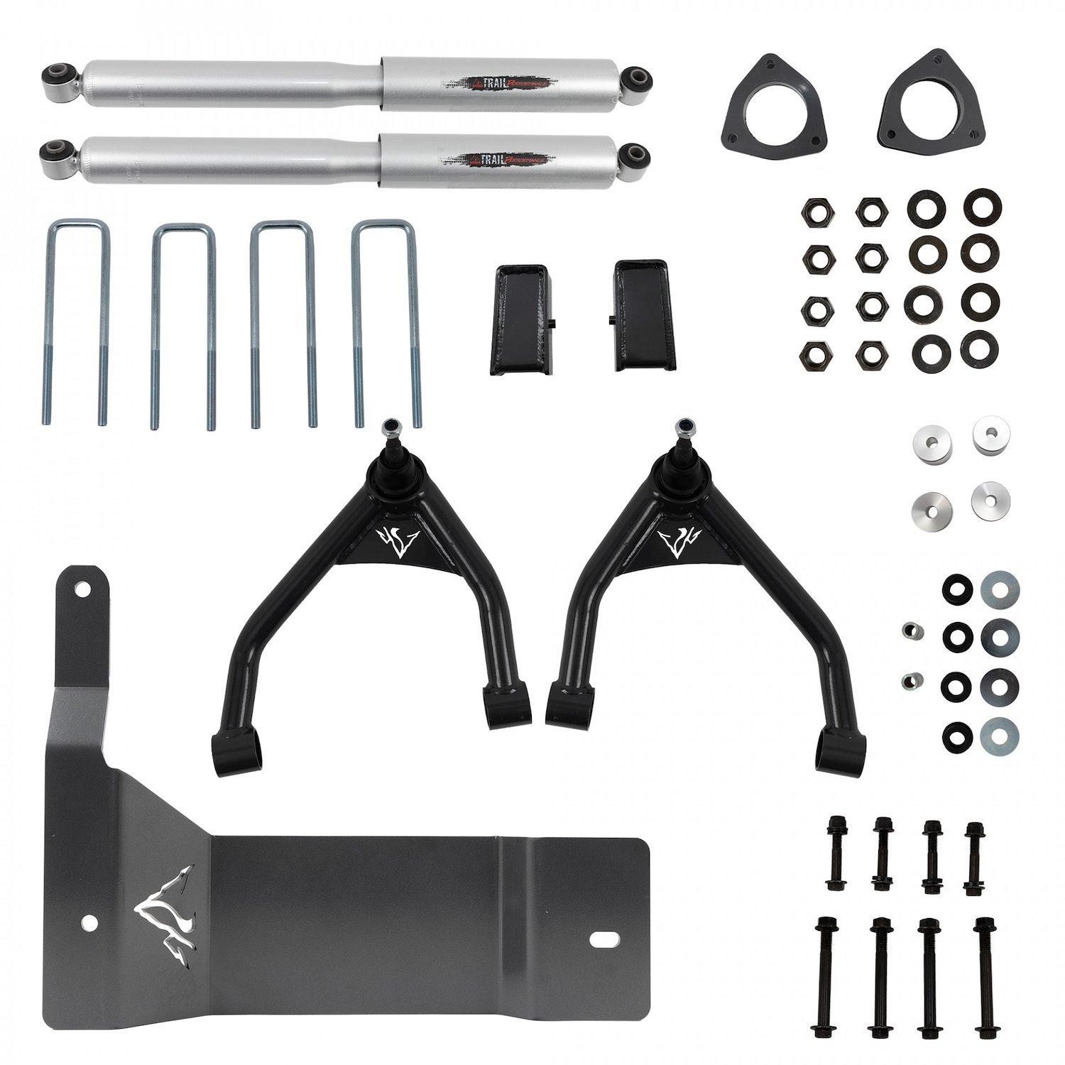 Lift Kit 4 in. 2016-2018 Chevy Silverado/Sierra 1500 (Aluminum or Stamped Steel Upper Control Arms)