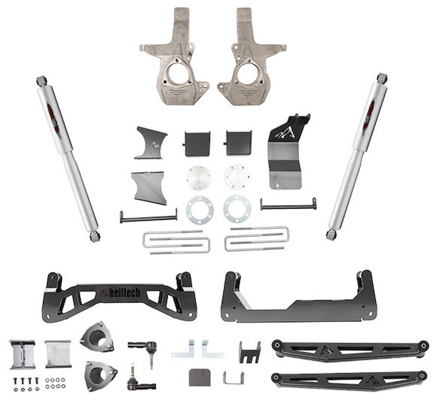 7 in. Suspension Lift Kit for 2016-2018 Chevy Silverado, GMC Sierra 1500 Truck 4WD/RWD (Crew/Extended Cab)