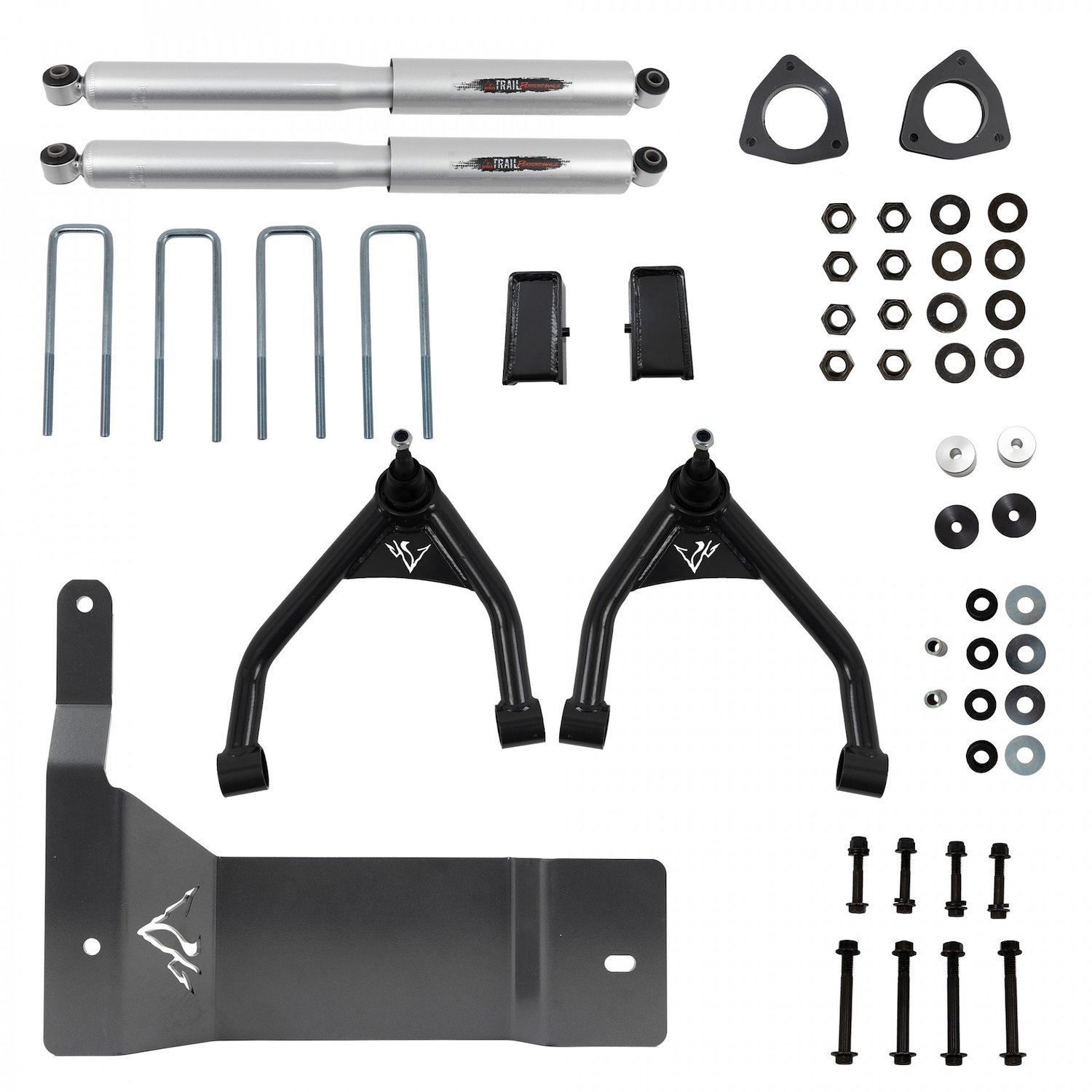 4 in. Suspension Lift Kit for 2007-2013 Chevy Silverado, GMC Sierra 1500 Truck 4WD/RWD (Crew/Extended Cab)