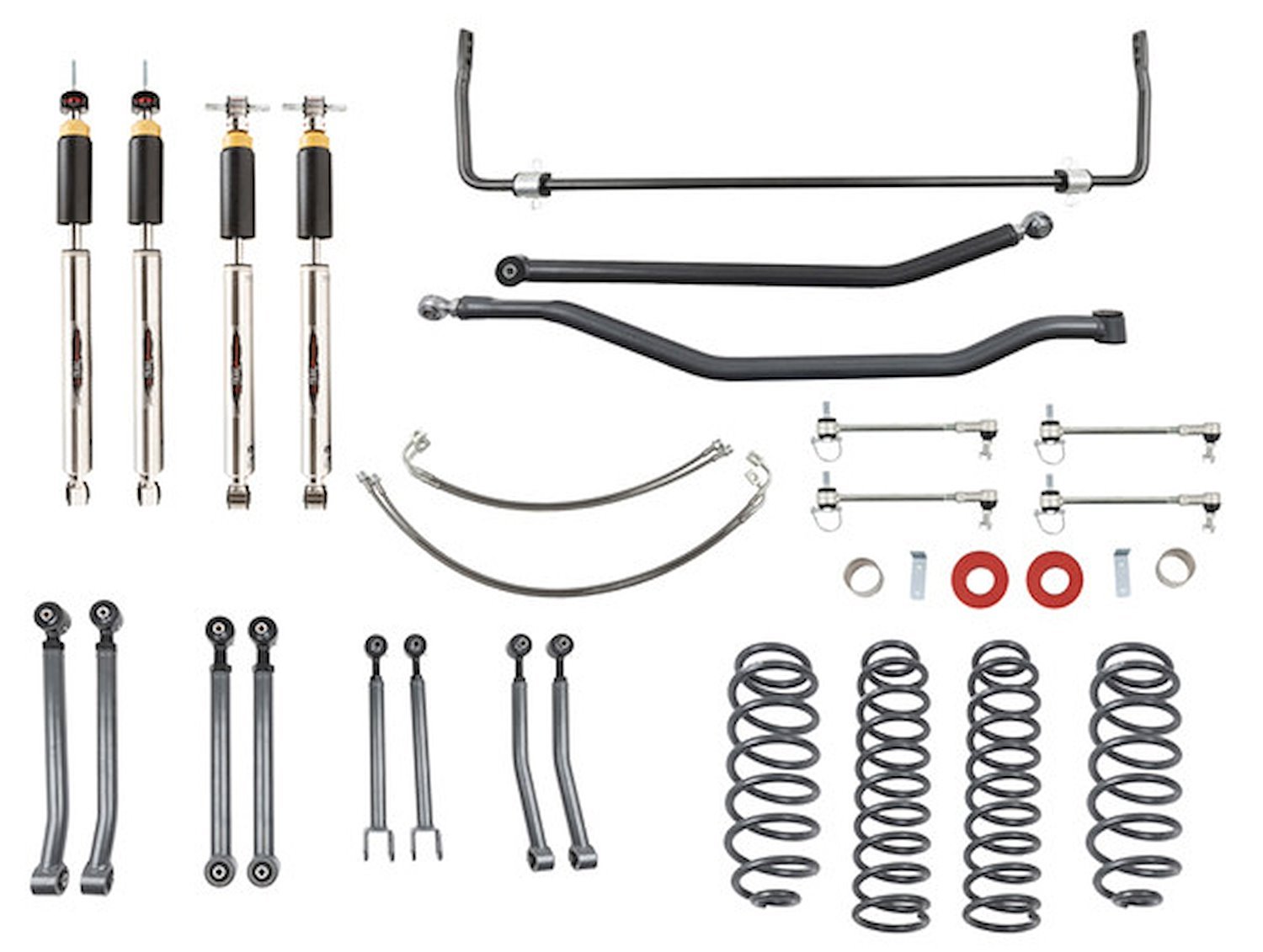 153201HKP Front and Rear Suspension Lift Kit, Lift Amount: 4 in. Front/4 in. Rear