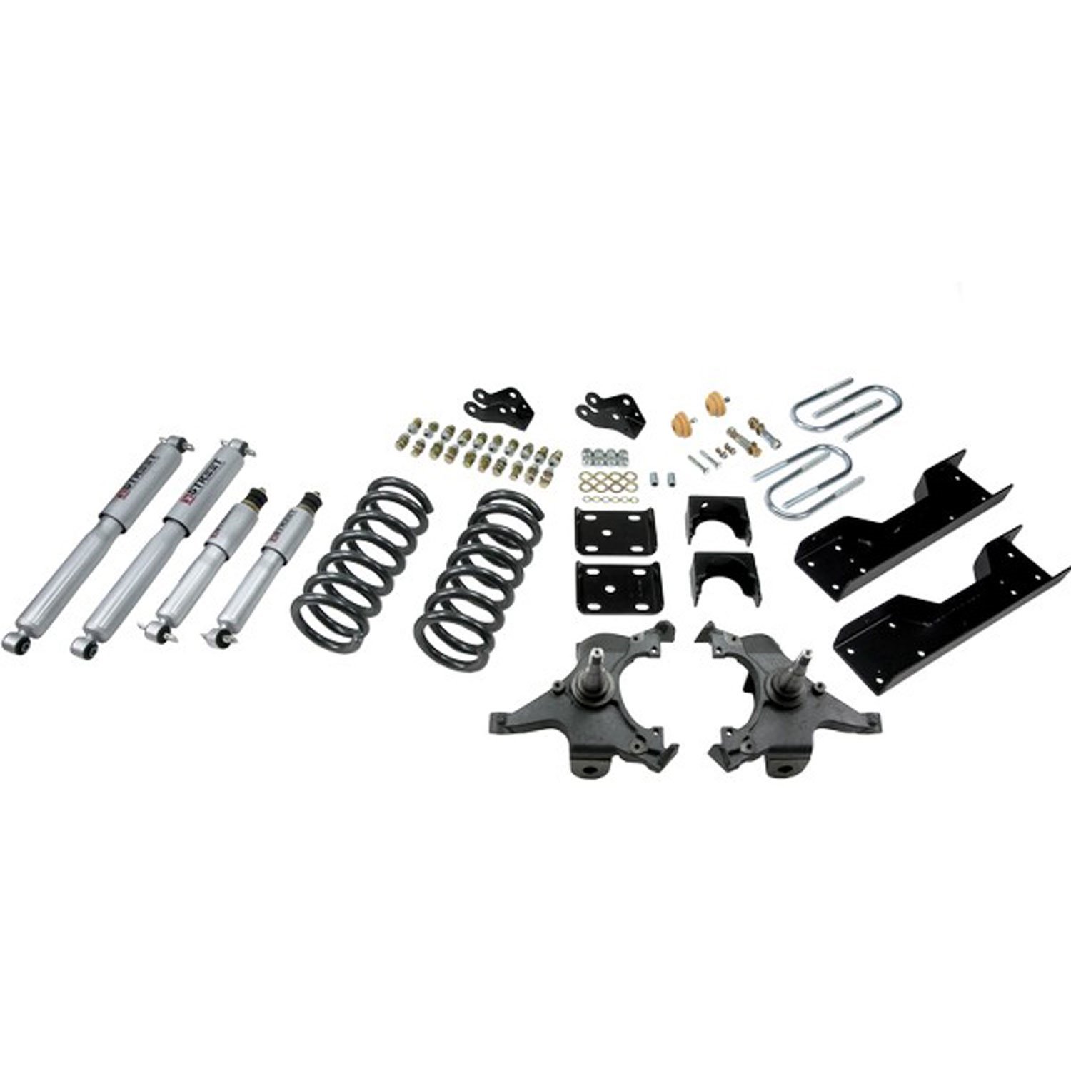 Complete Lowering Kit for 1988-1998 GM C2500/1990-1994 Chevy C1500 SS 454