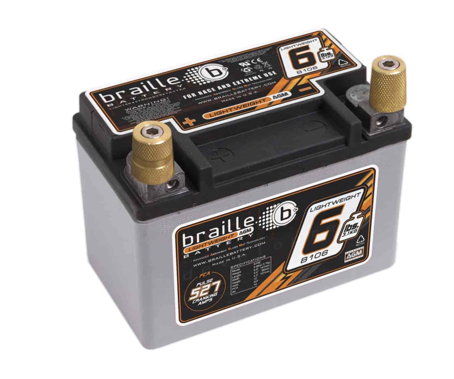 Advanced AGM Lightweight Racing Battery 6.9 lbs