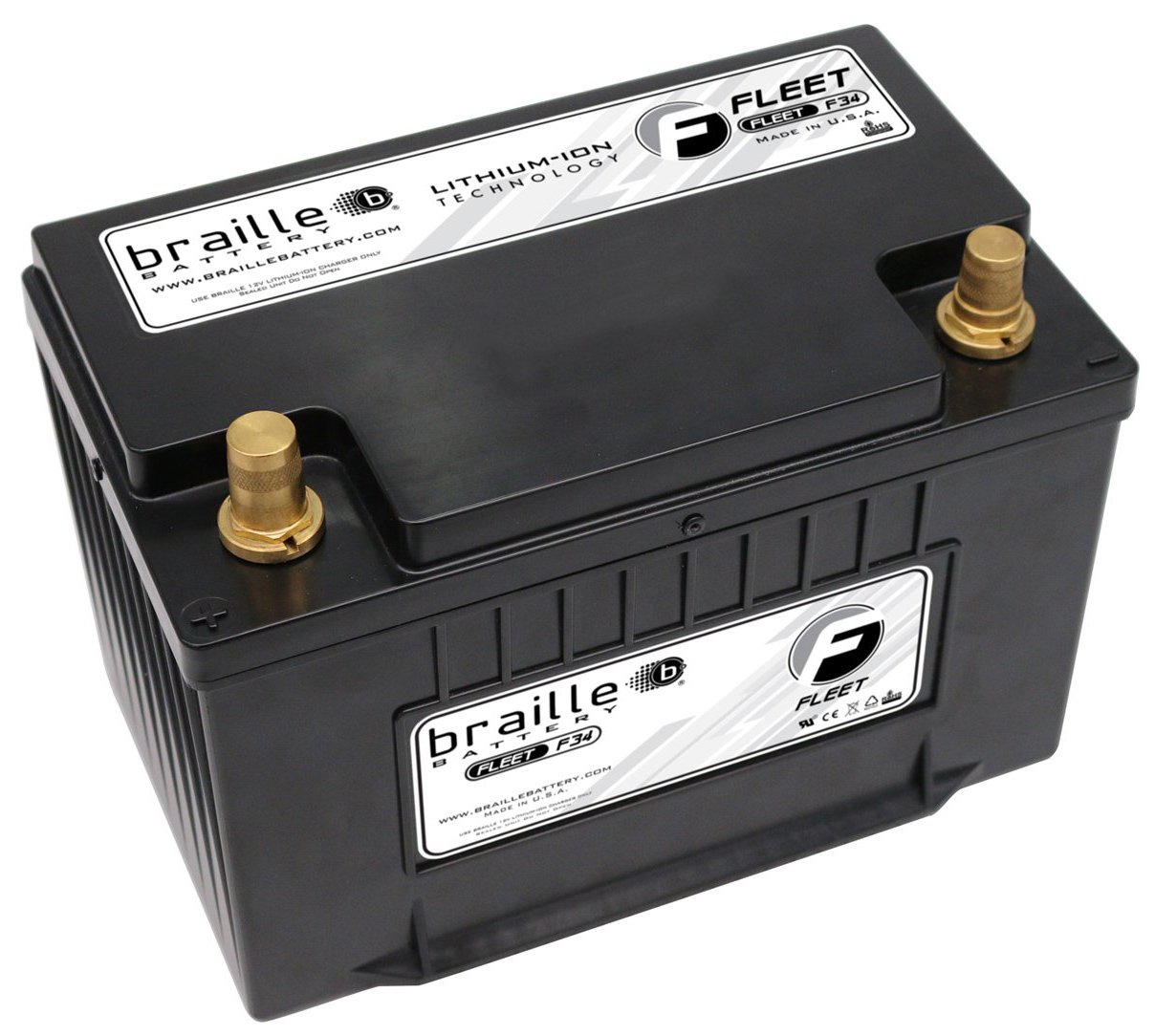 Fleet-Lite Lithium Power Supply 12 V Battery, Cranking Amps (CA): 1,950 - BCI Group 34