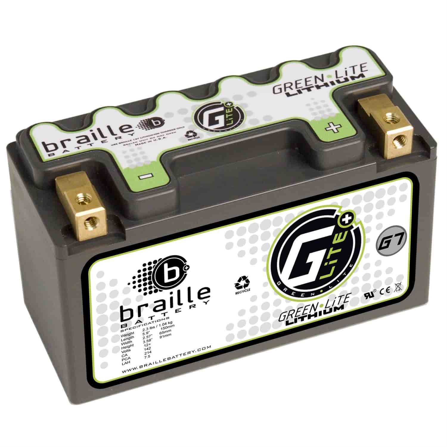Green-Lite Lithium Ion 12-Volt Battery BCI Group Size: TX-7
