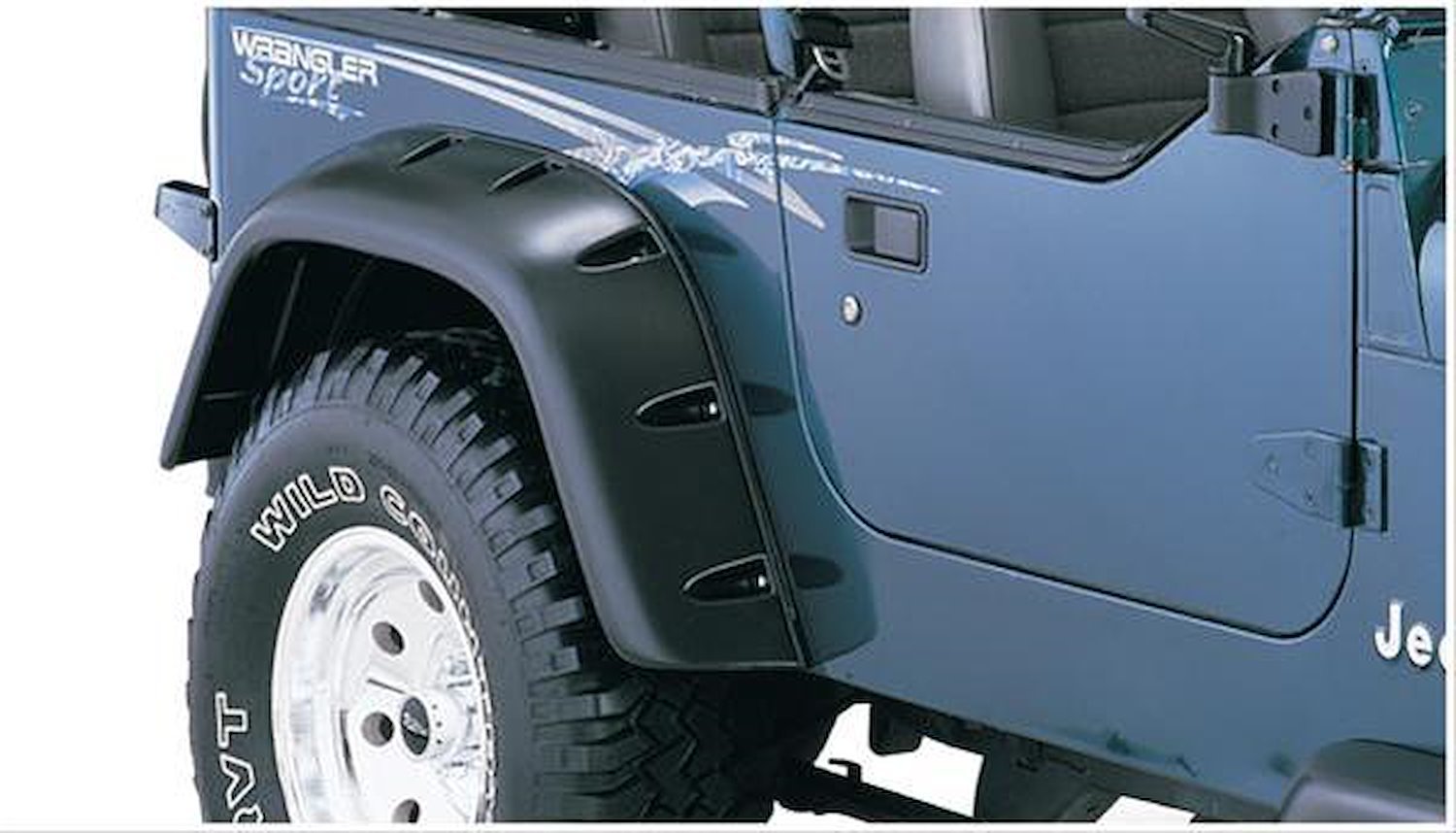 Cut-Out Style Fender Flares 1987-1995 Wrangler YJ