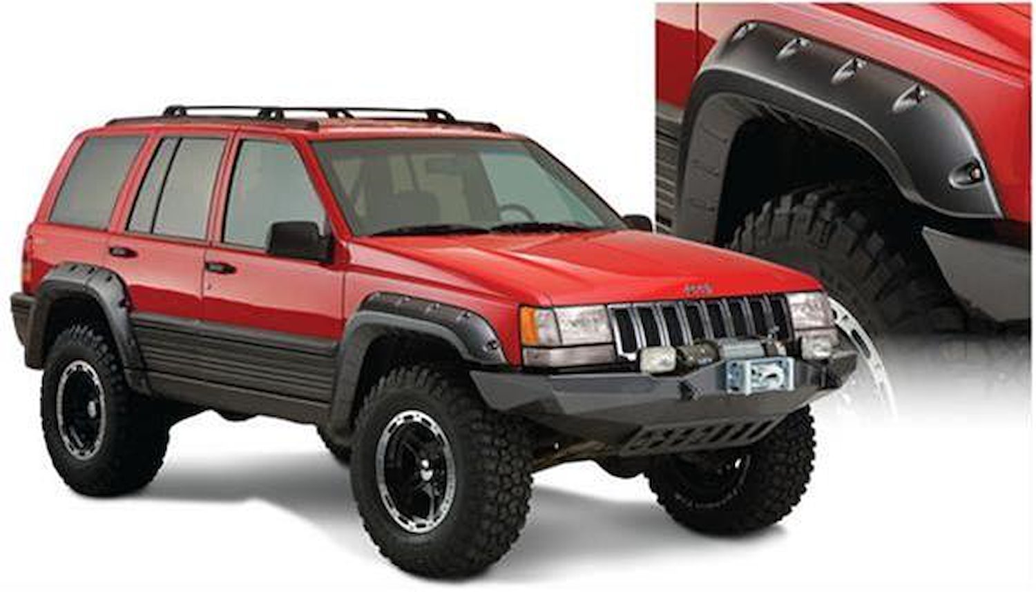 Cut-Out Style Fender Flares 1993-1998 Grand Cherokee ZJ
