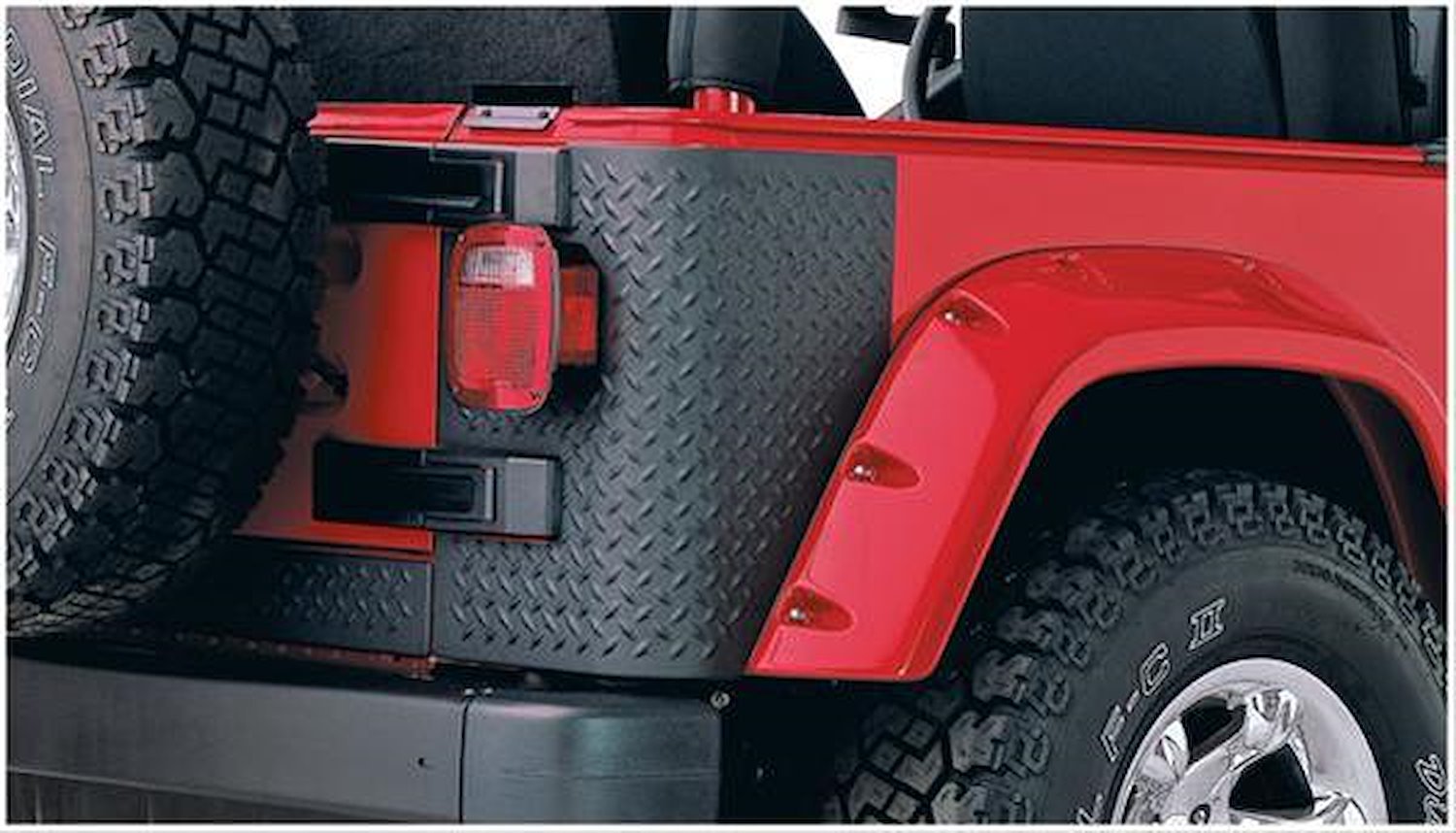 Rear Corners 1997-2006 TJ Wrangler