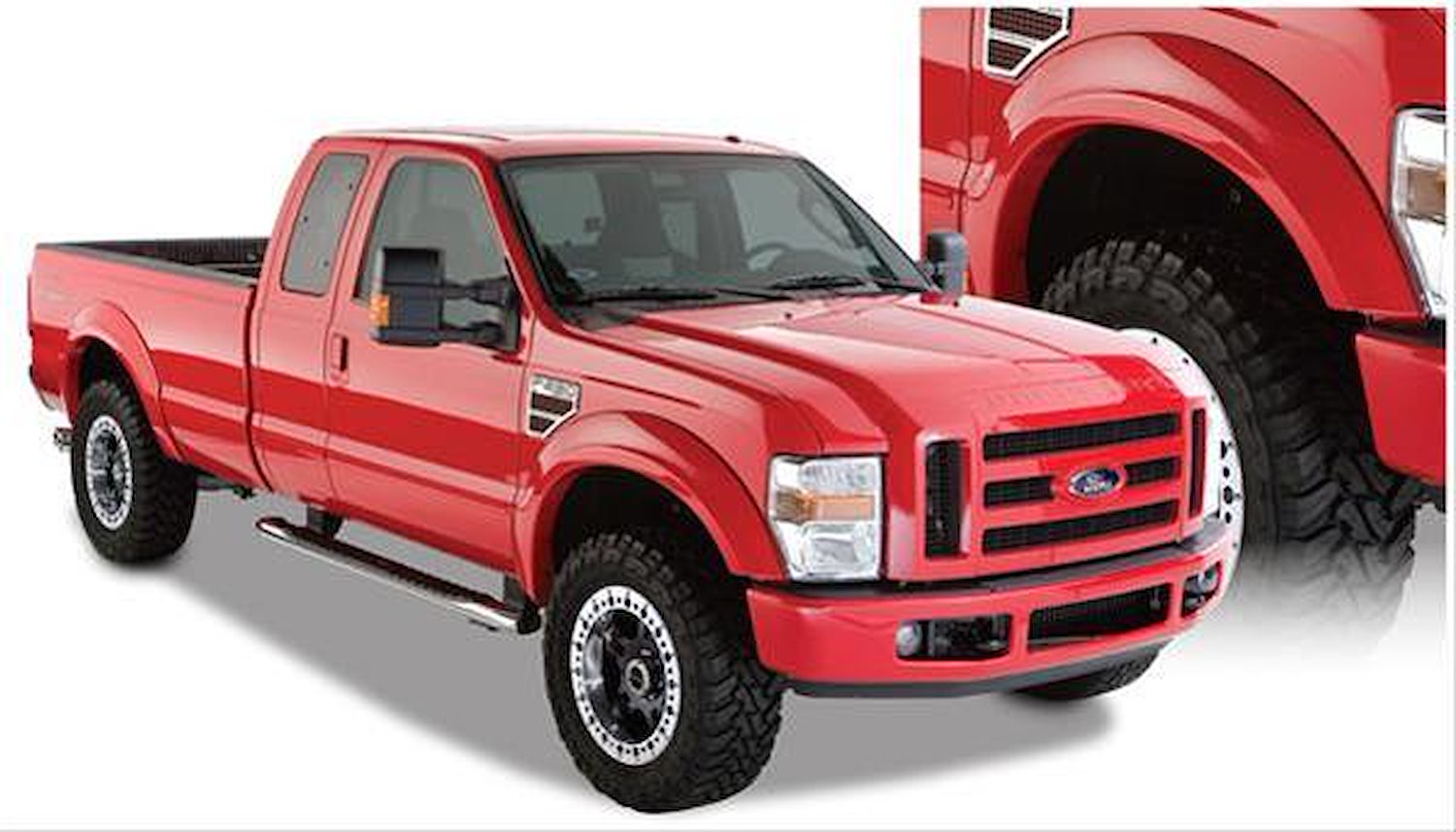 OE-Style Fender Flares 2008-10 Ford F-250/F-350 Super Duty