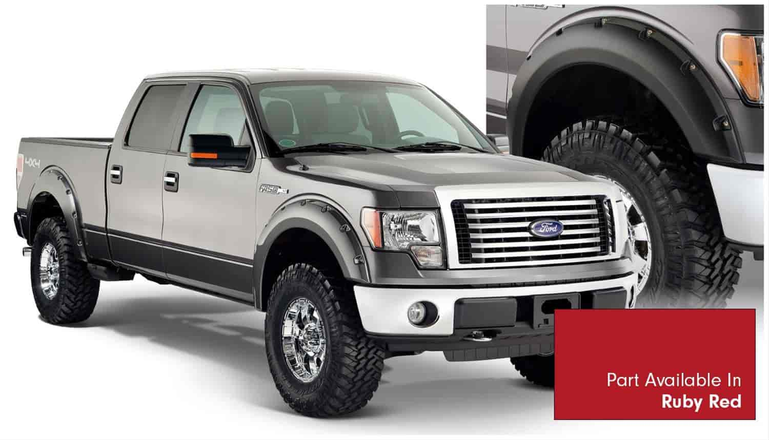 Pocket Style Fender Flares 2009-14 Ford F-150 Styleside