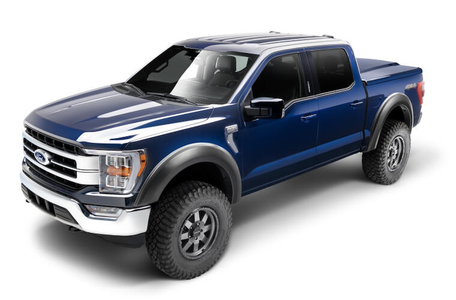 Extend-A-Fender Front & Rear Flares for Select Ford F-150 Trucks - Matte Black Smooth Finish