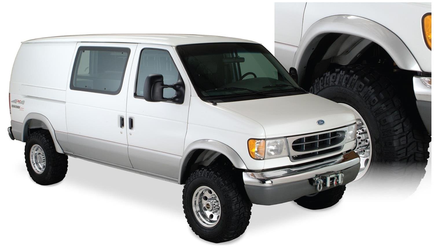 Extend-A-Fender Flares 1992-2014 Ford E-Series Van