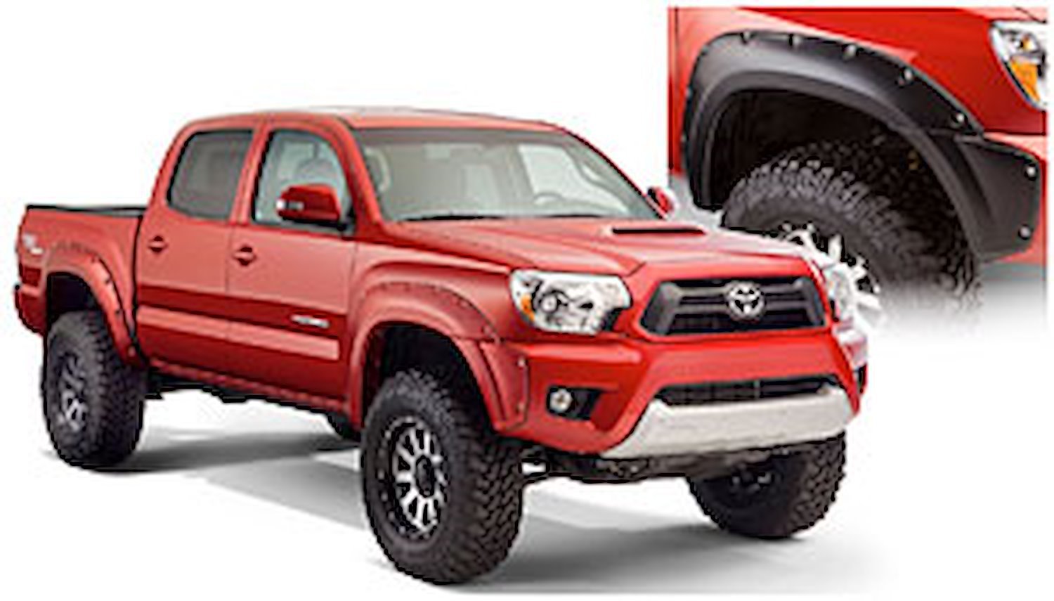 Pocket Style Fender Flares 2012-2015 Tacoma Pickup Base/PreRunner