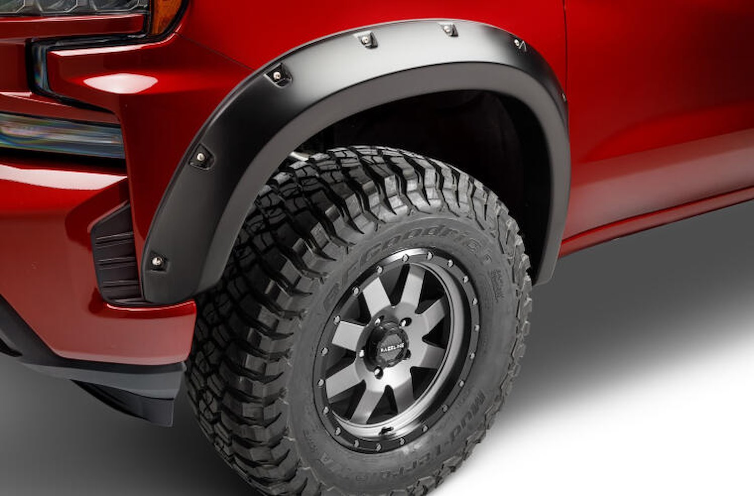 BWR40173-02 Front Pocket-Style Fender Flares Fits Select Chevy Silverado 1500 Trucks