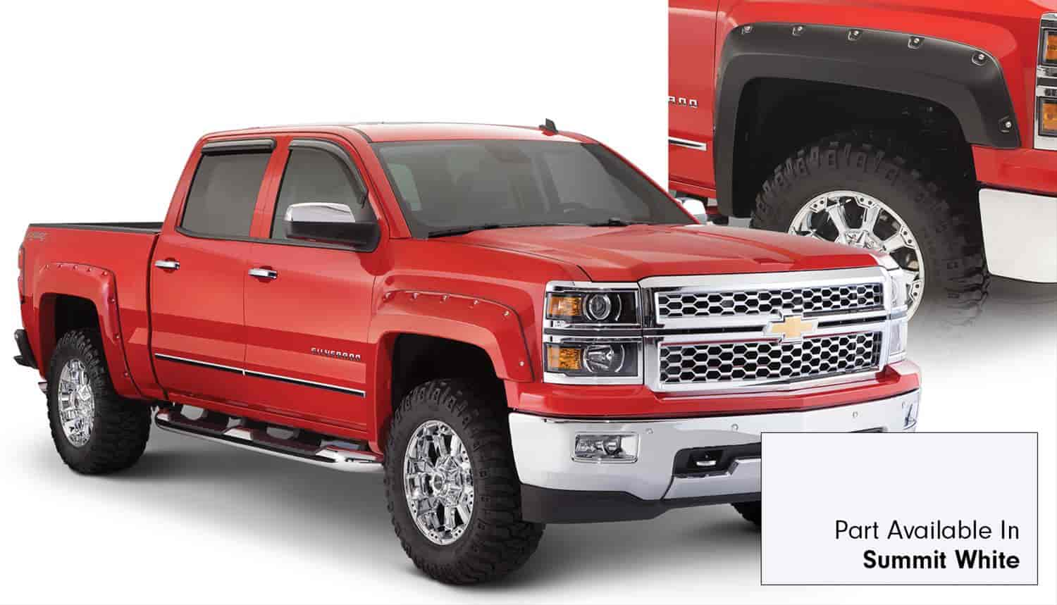 Pocket Style Fender Flares 2014-15 GM Silverado 15/25/3500 HD