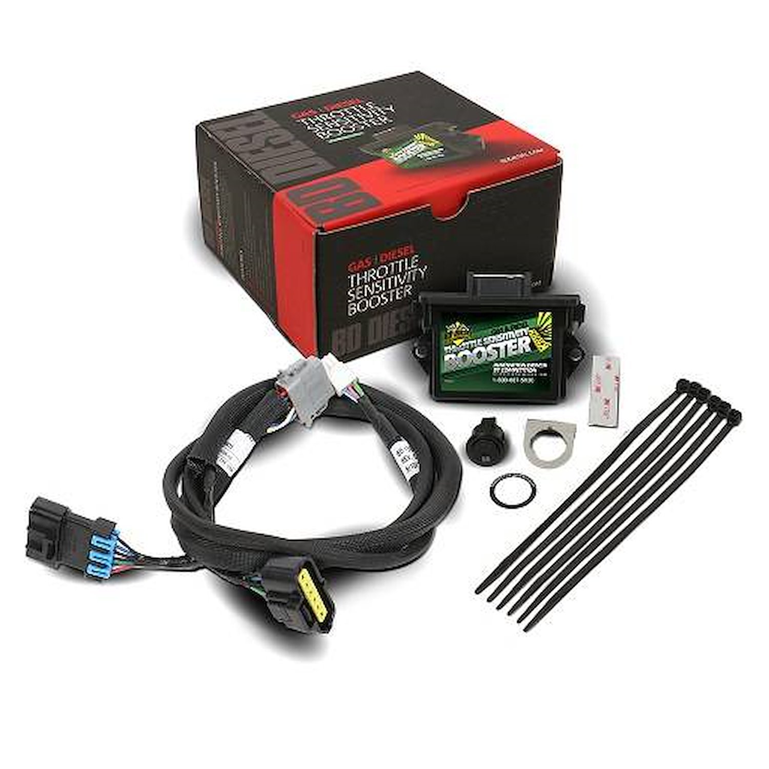 1057832 Throttle Sensitivity Booster and Switch Kit Fits 2007-2018 Dodge Ram 5.9L/6.7L Trucks