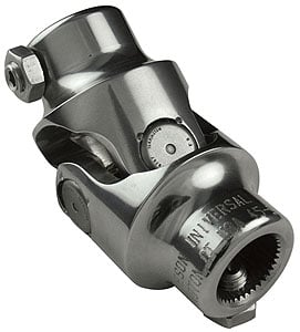 Steering U-Joint POL SS 1-in48 X 1-in Smooth Bore