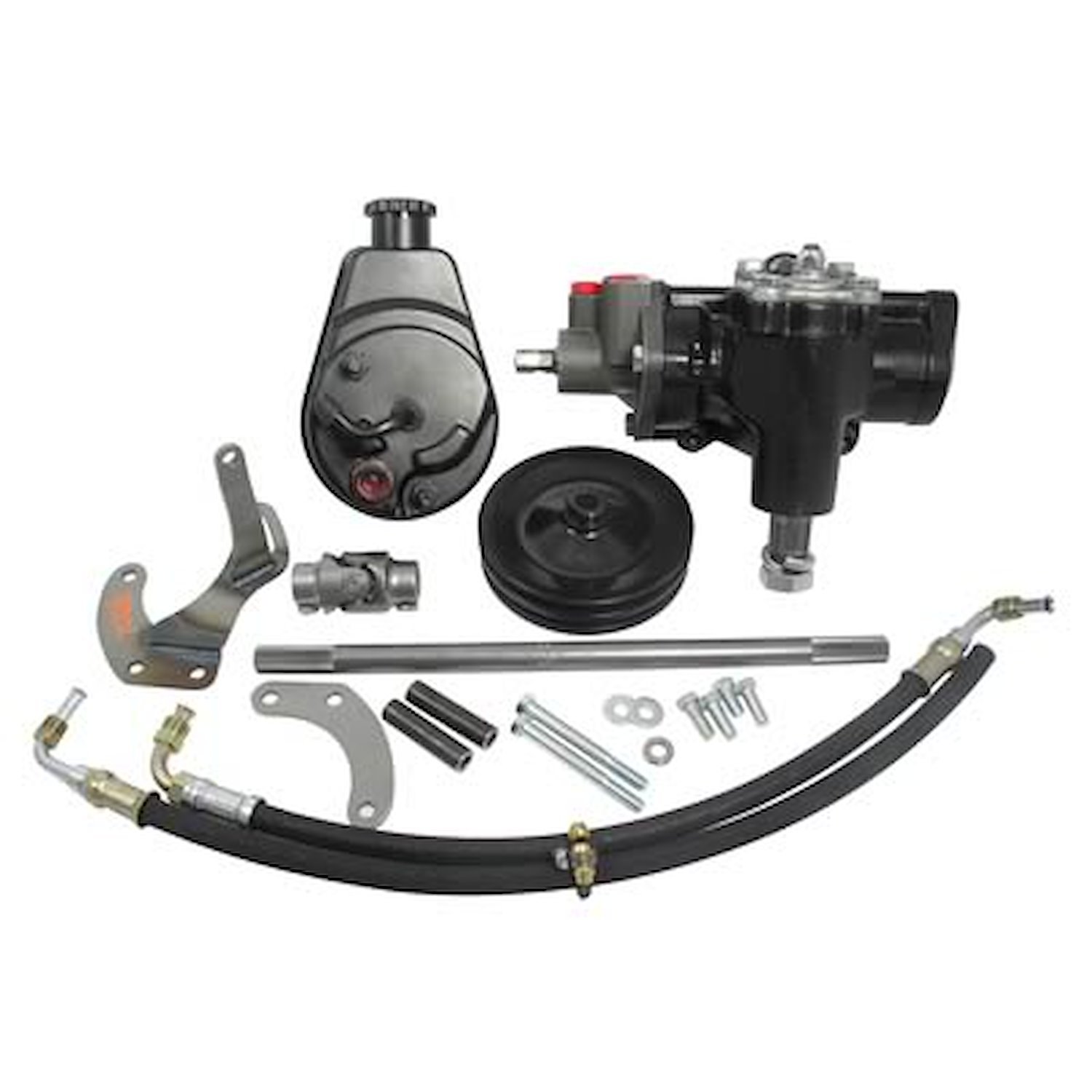 Complete Power Steering Conversion Kit 1958-64 Chevy with Small Block & Short Water Pump