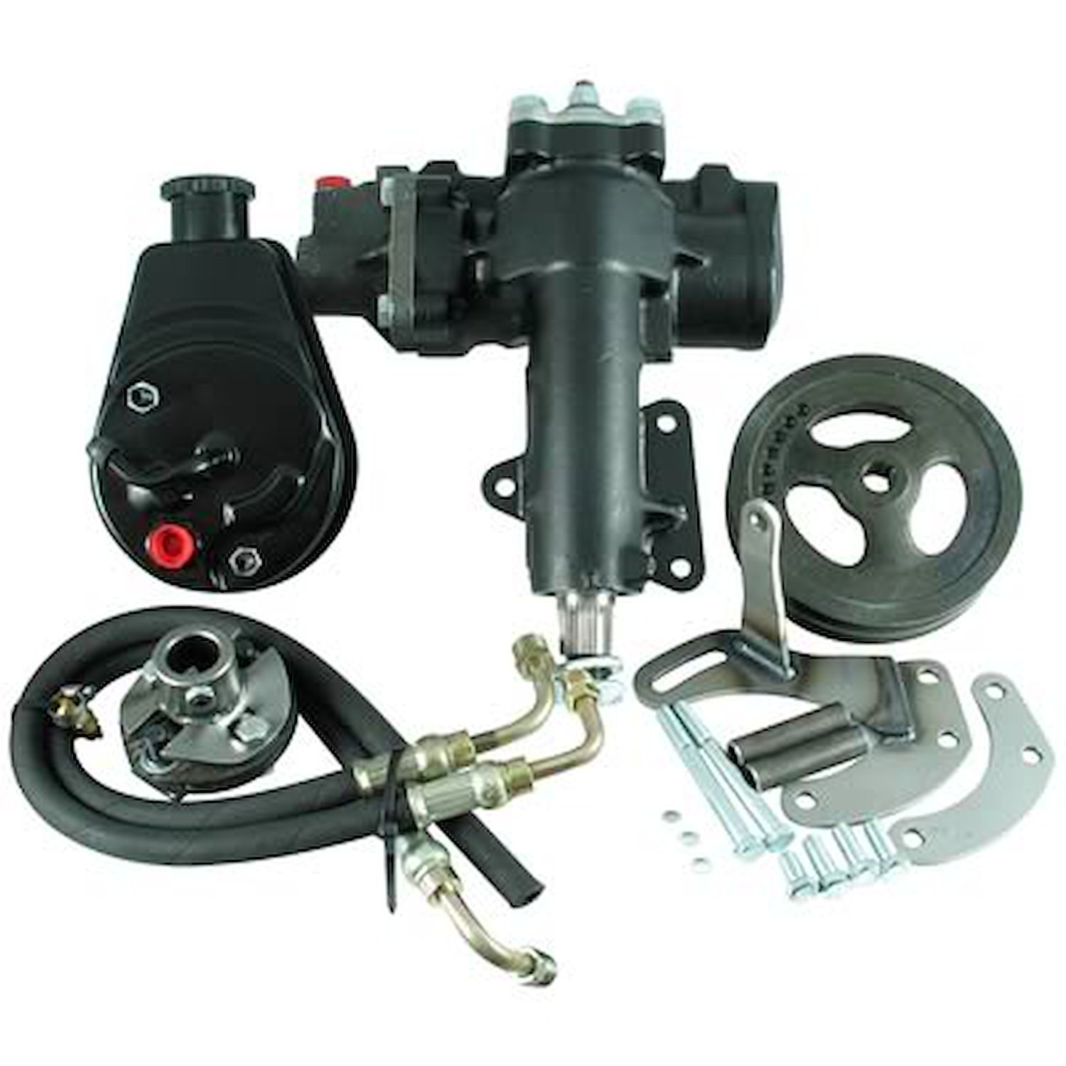 Complete Power Steering Conversion Kit 1963-66 Corvette with Small Block & Short Water Pump