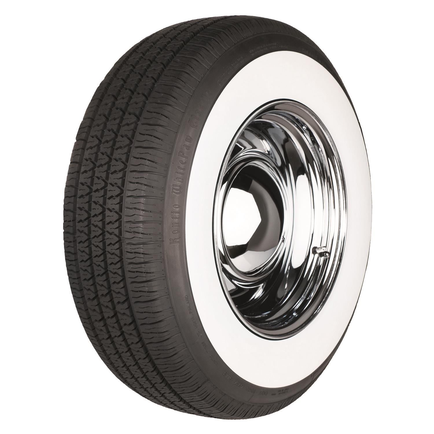 WhitePaw Classic Wide Radial Tire, 185/80R13 [Whitewall]