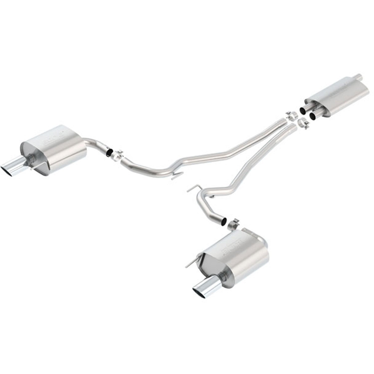 Cat-Back Exhaust System 2015-2019 Mustang 2.3L EcoBoost