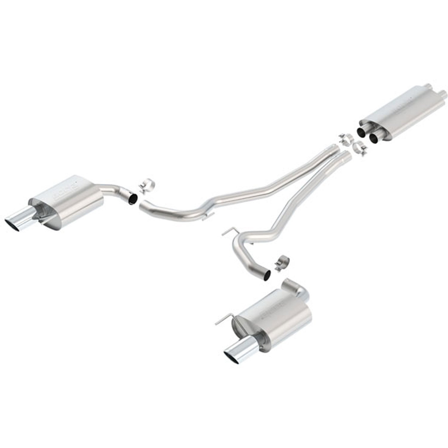 Cat-Back Exhaust System 2015-2017 Mustang GT 5.0L
