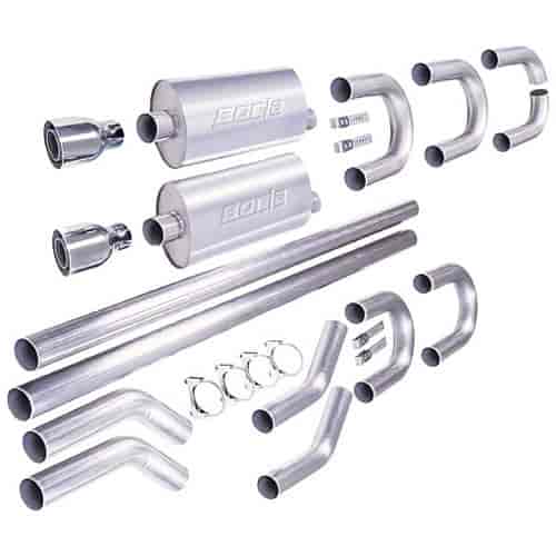 Universal Hot Rod Exhaust Kit Includes: Two 5" Tube Sections