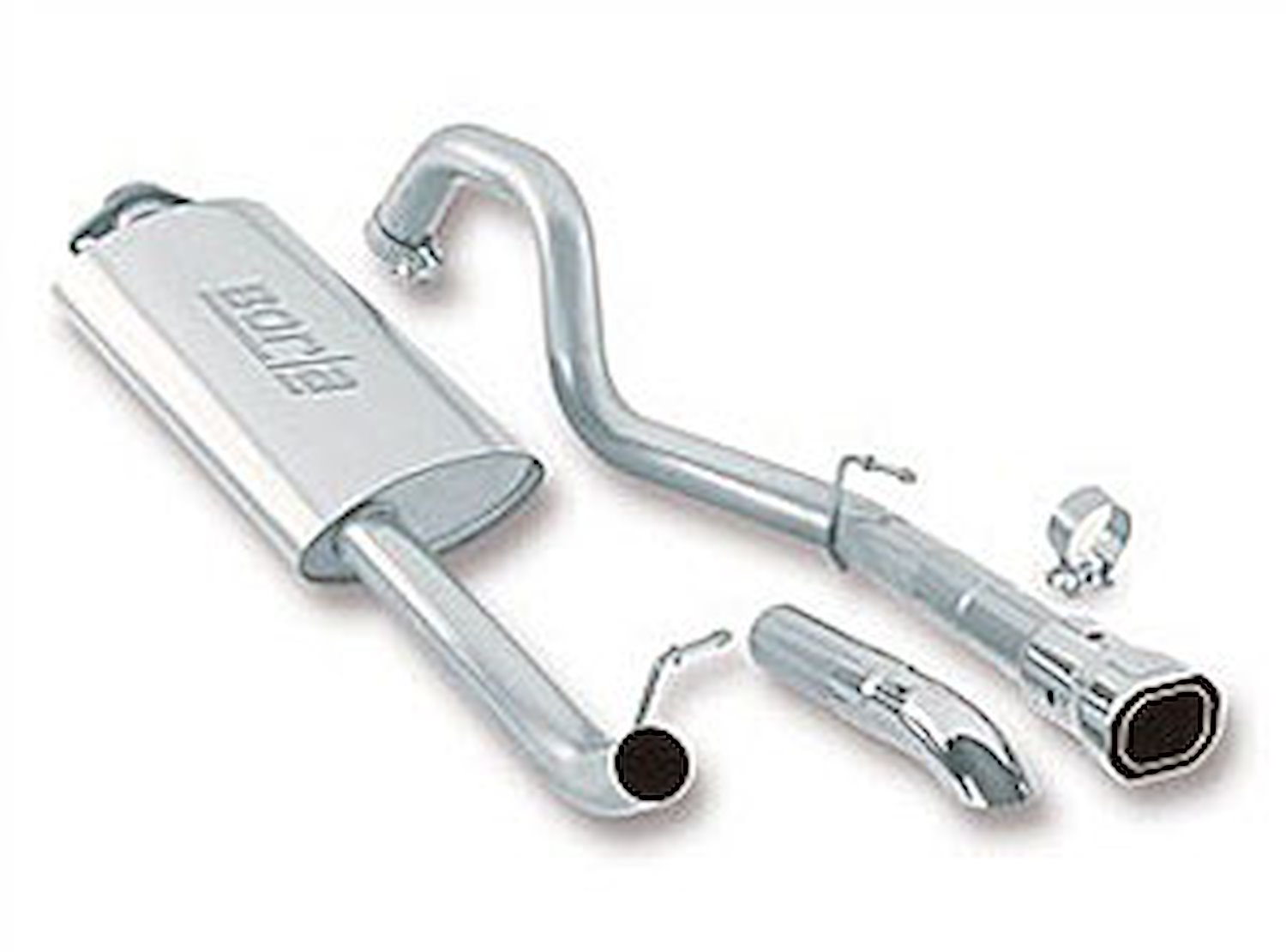 Cat-Back Exhaust System 2004-2006 Jeep Wrangler Unlimited 4.0L 2-Door w/Hitch