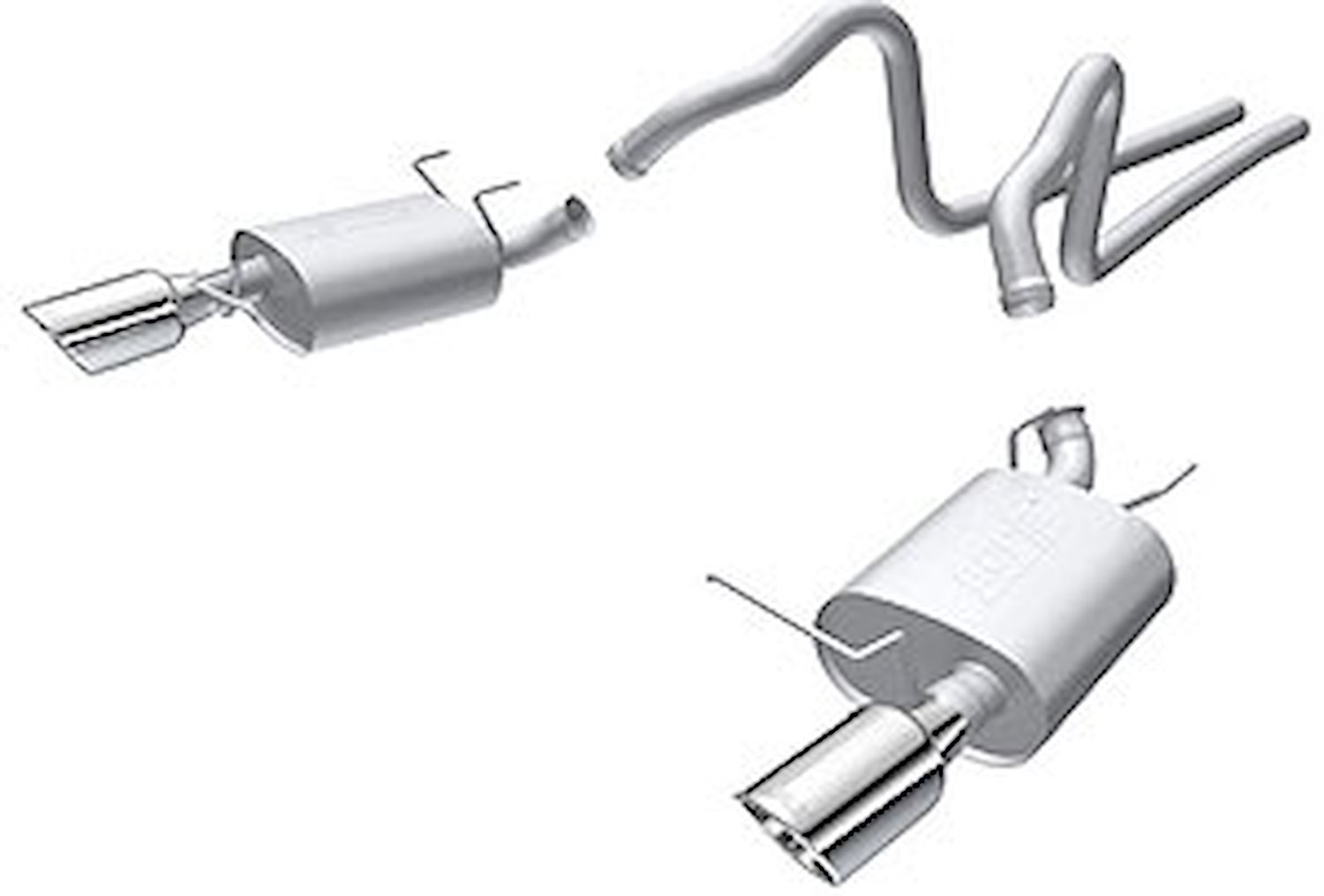 Cat-Back Exhaust System 2011-14 Mustang V6
