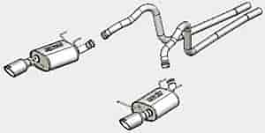 Ford Cat-Back Exhaust System 2011-13 Mustang 3.7L V6