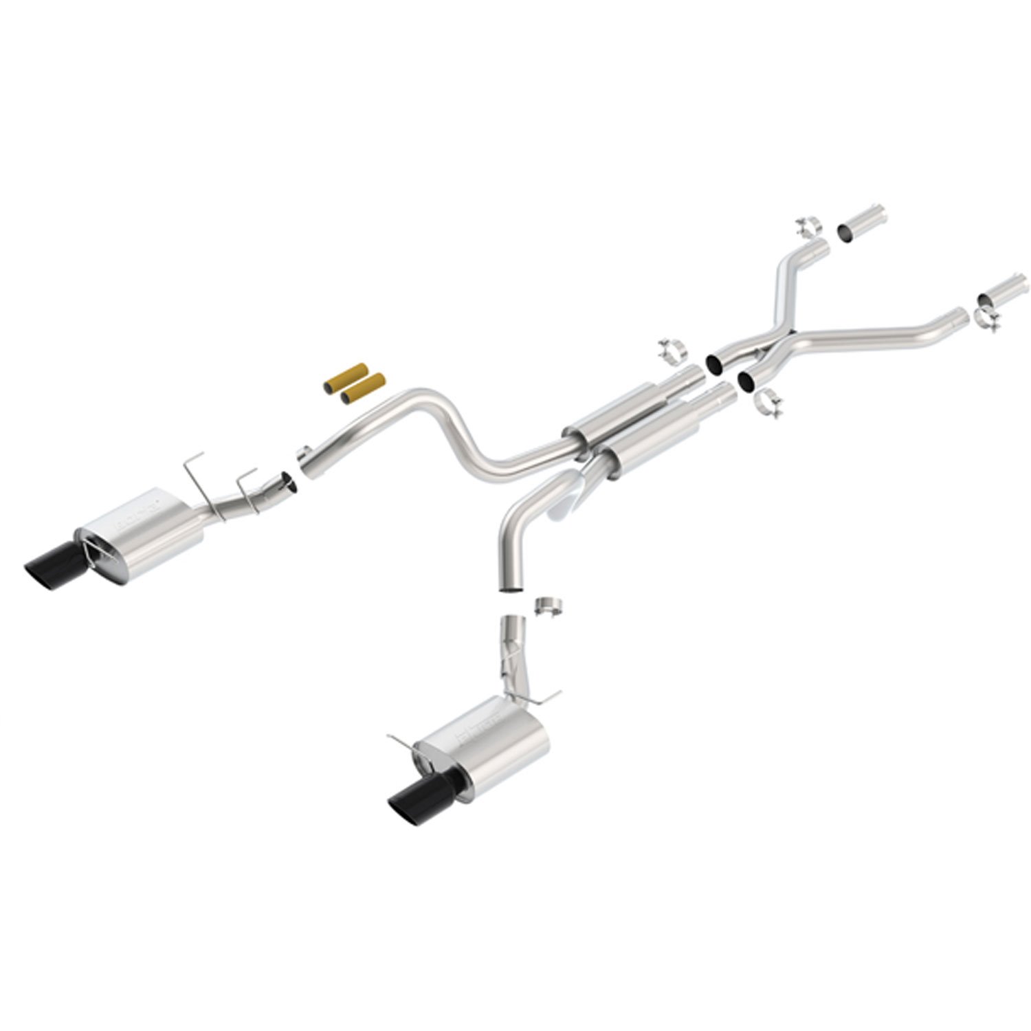 Cat-Back Exhaust System 2011-12 Mustang GT, GT500
