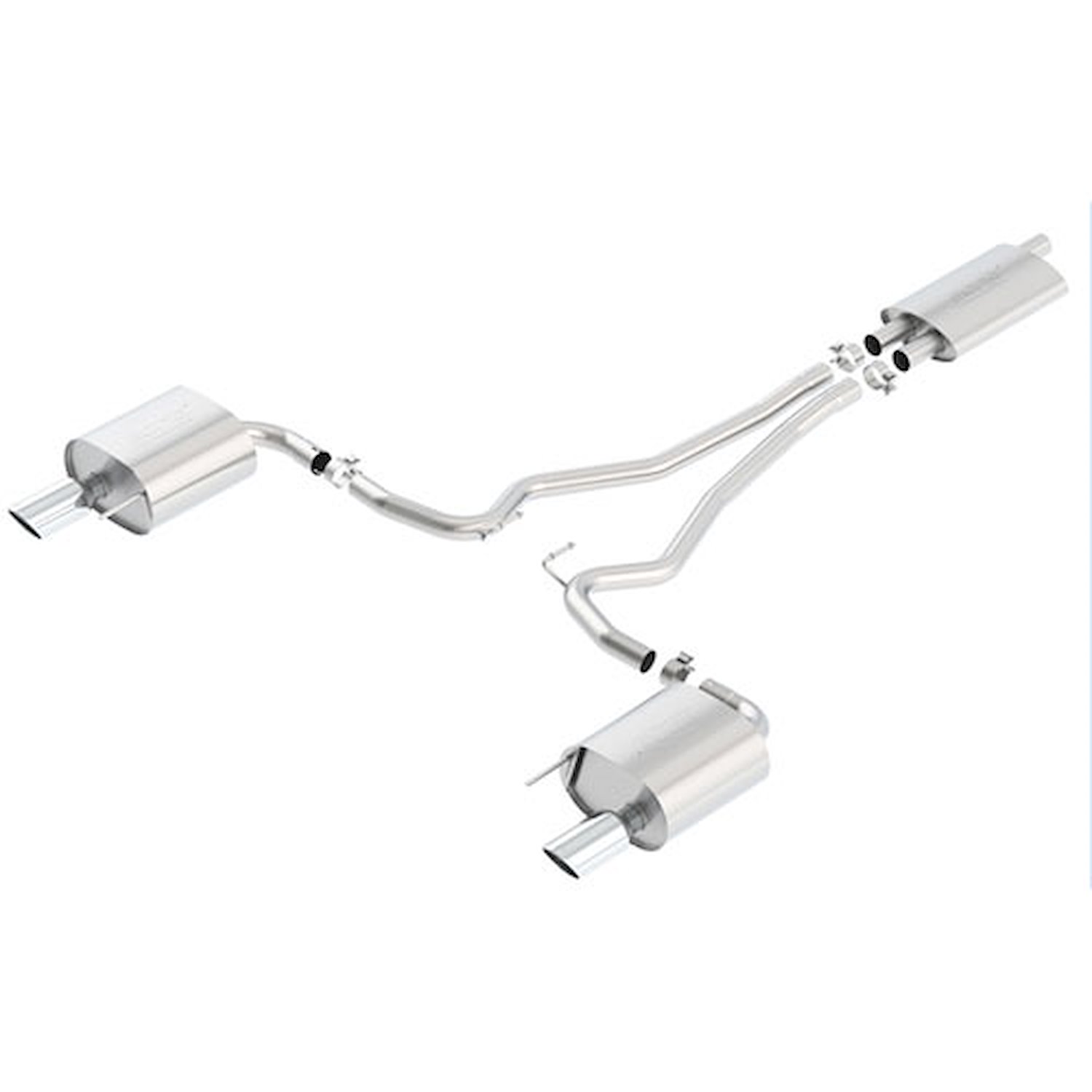 Cat-Back Exhaust System 2015-2019 Ford Mustang 2.3L EcoBoost