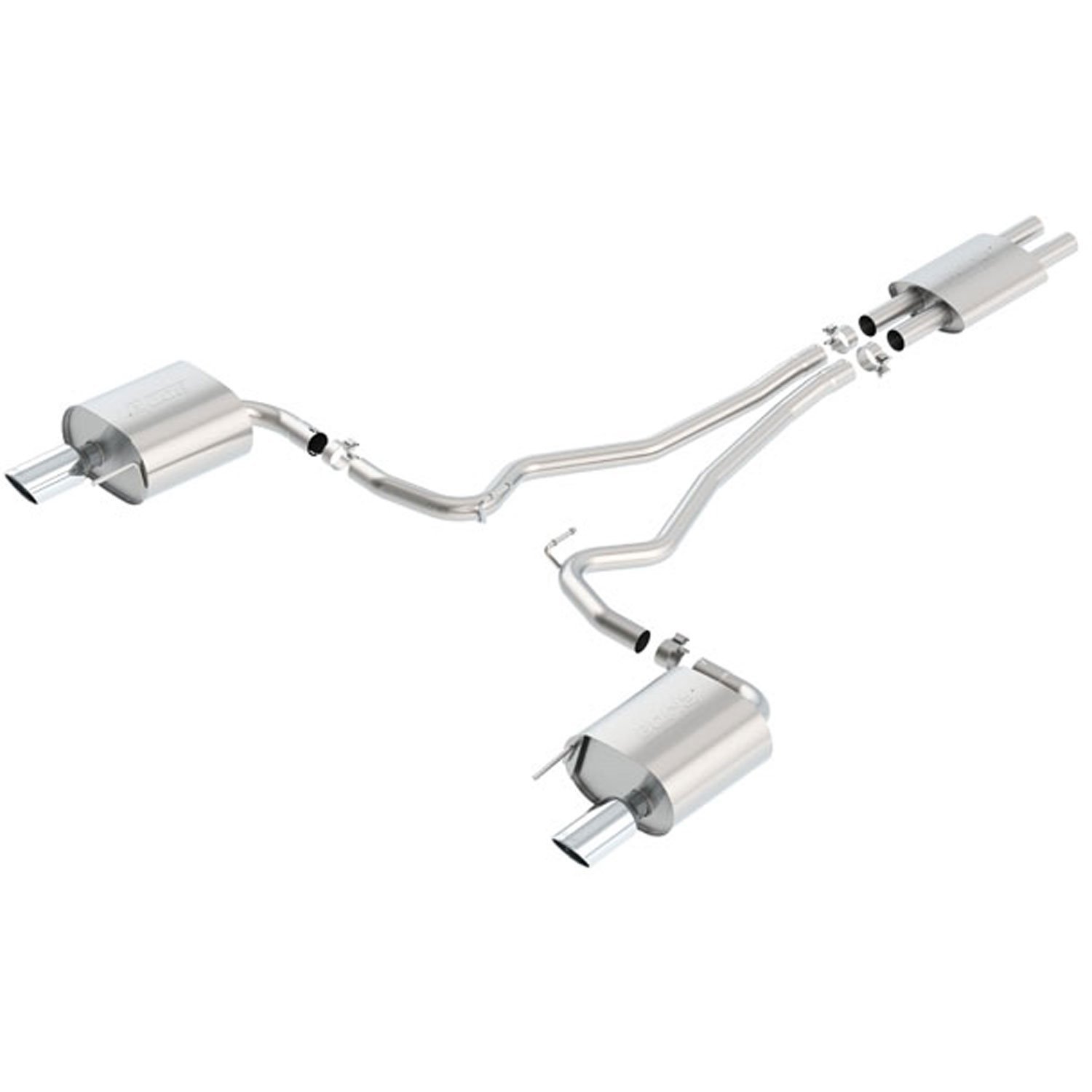 Cat-Back Exhaust System 2015-17 Mustang V6