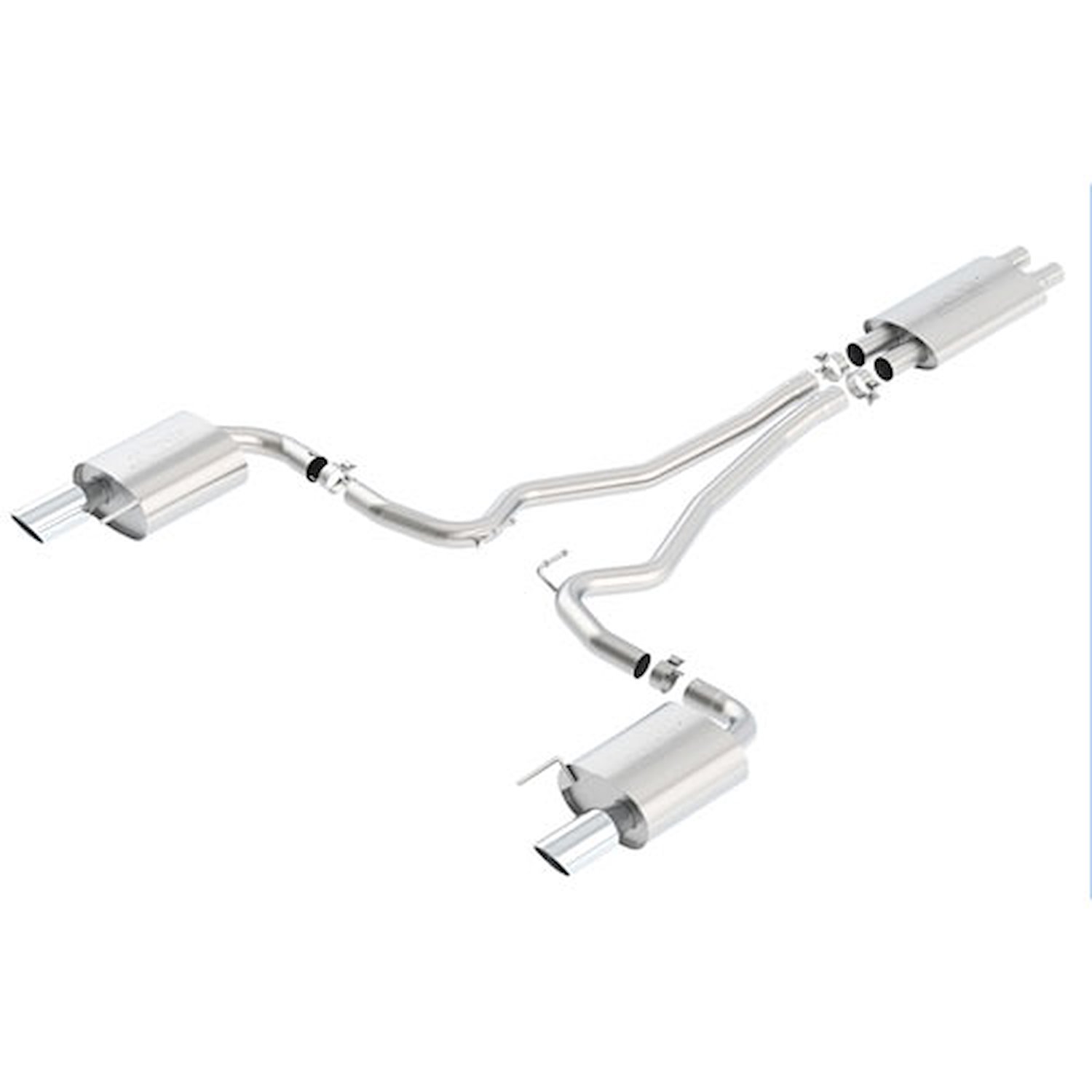 Cat-Back Exhaust System 2015-17 Ford Mustang 5.0L EcoBoost