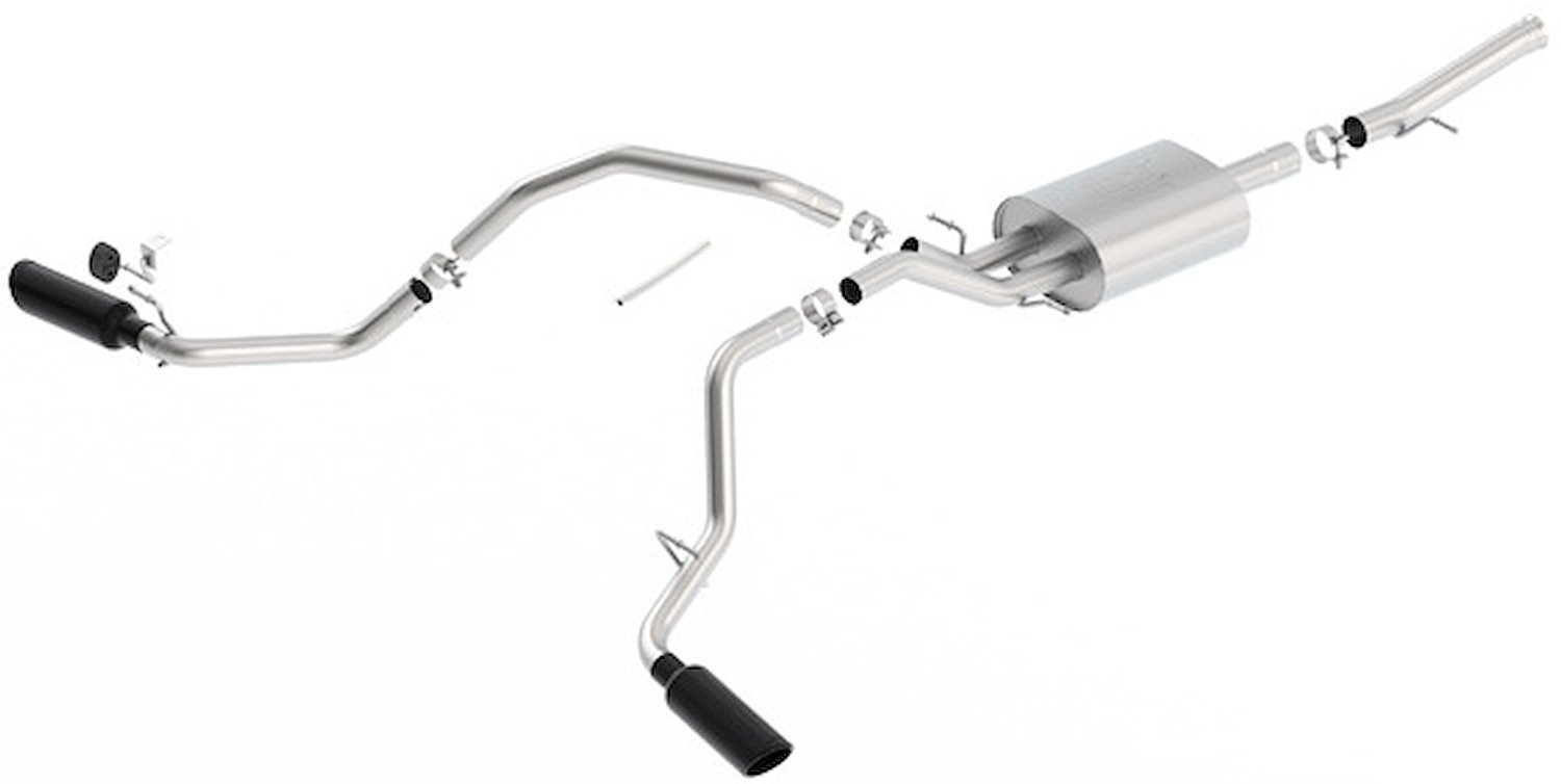 Cat-Back Exhaust System With ATAK Mufflers for 2014-2018 Silverado/Sierra 1500 5.3L