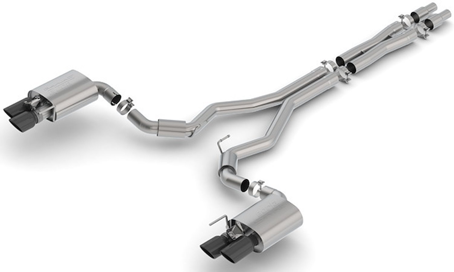 Cat-Back Exhaust System With S-Type Mufflers for 2018-2019 Mustang GT 5.0L