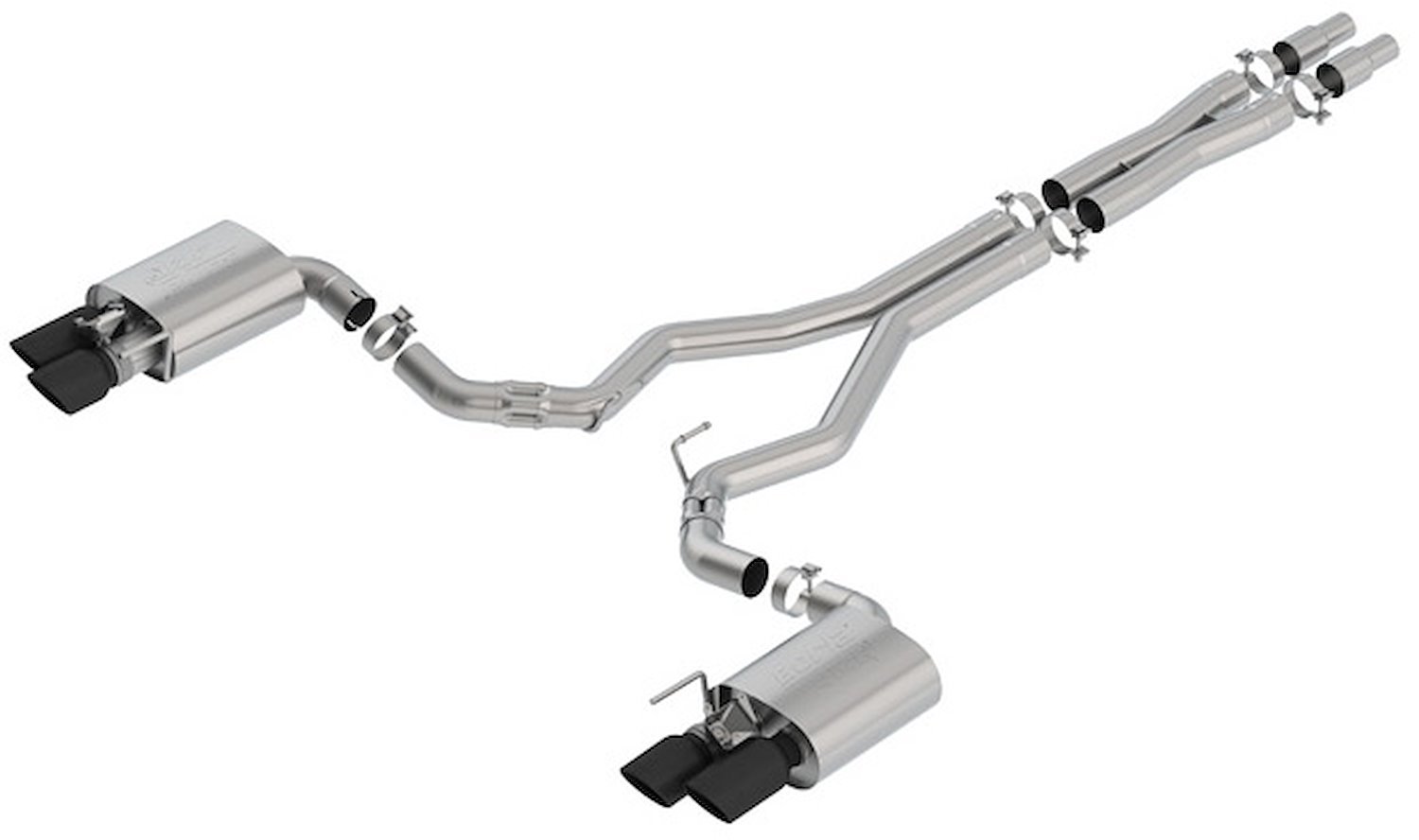 Cat-Back Exhaust System With ATAK Mufflers for 2018-2019 Mustang GT 5.0L