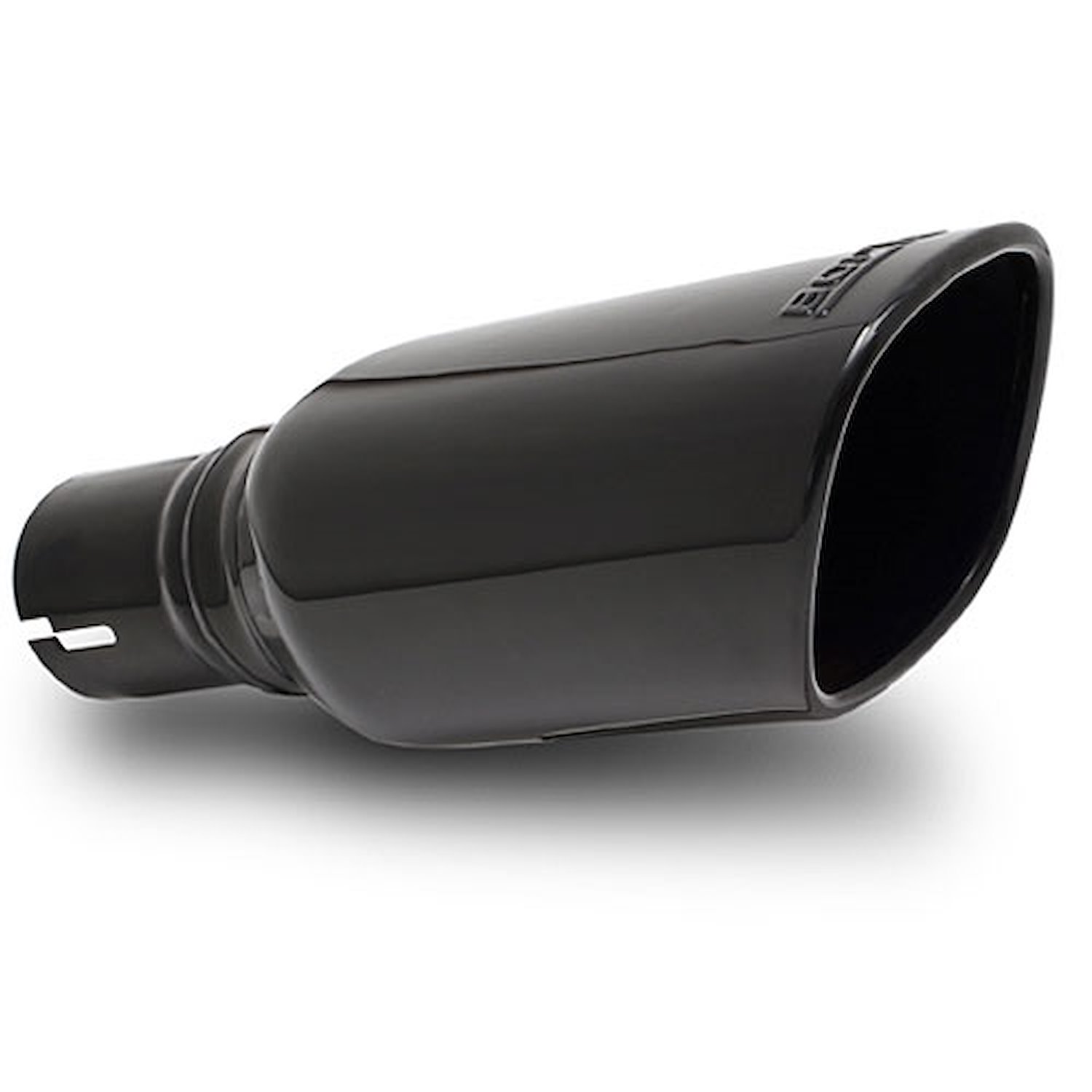 Black Chrome Exhaust Tip Outlet Size: 3.5" x 3.28"