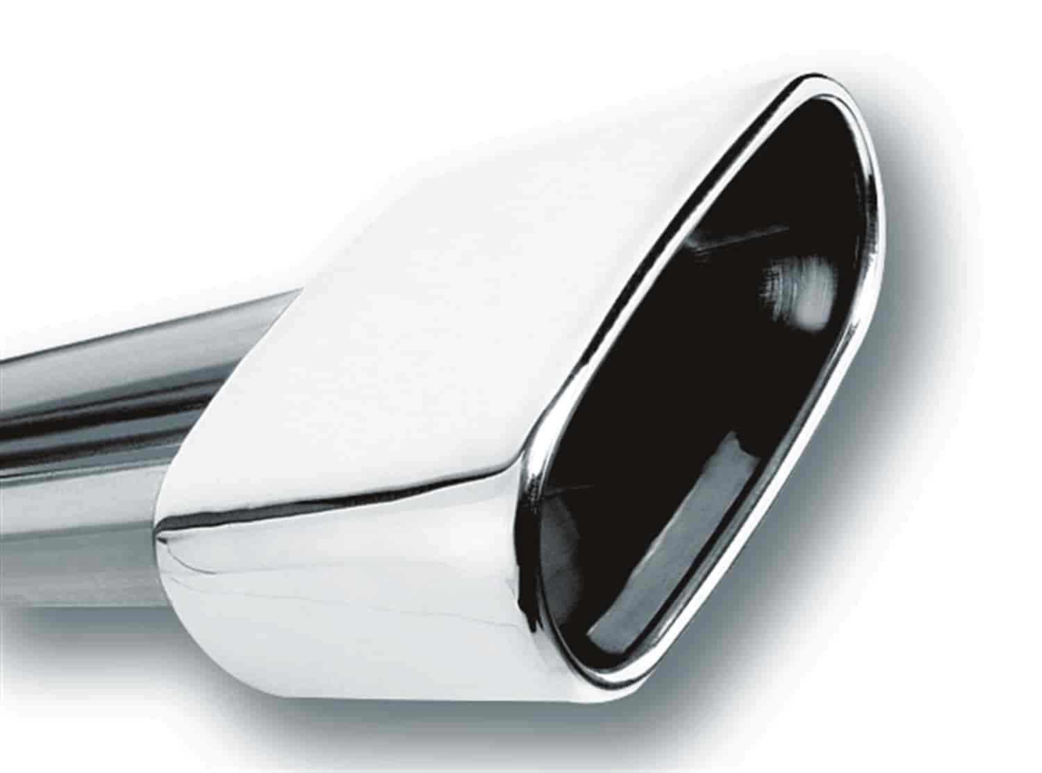 Stainless Steel Exhaust Tip Outlet Size: 3" x 6.69"