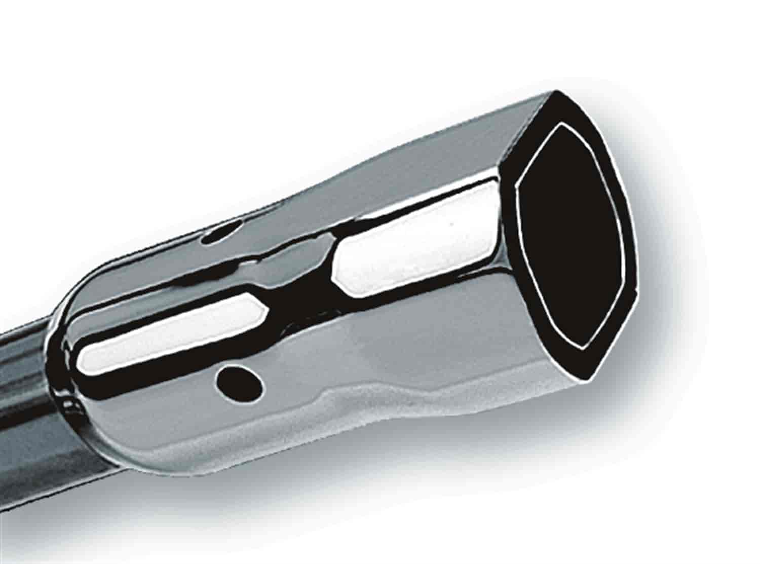 Stainless Steel Exhaust Tip Outlet Size: 3" x 3"