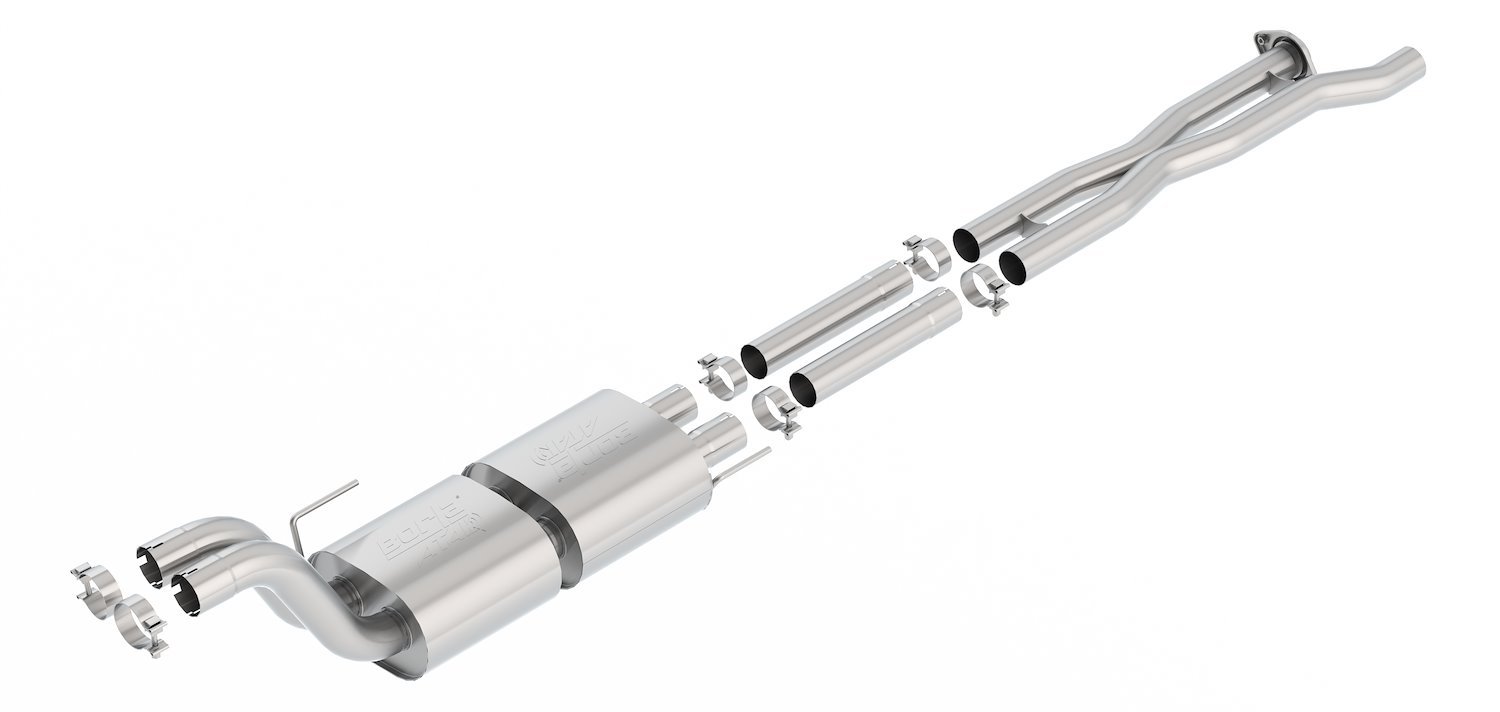 60638 Connection Pipes - X-Pipe With Mid-Pipes & ATAK(r) Muffler