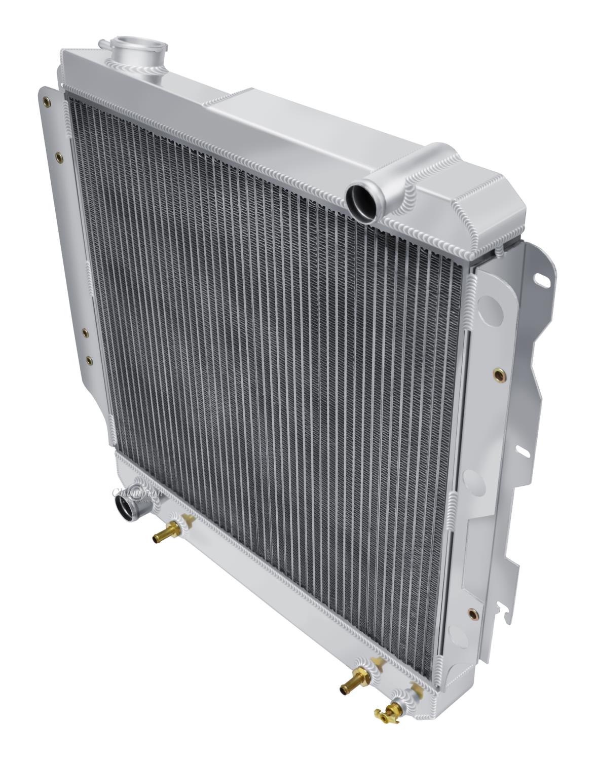 Bar and Plate-Style All-Aluminum Radiator, 1987-2006 Jeep Wrangler 2.4/2.5/4.0/4.2L