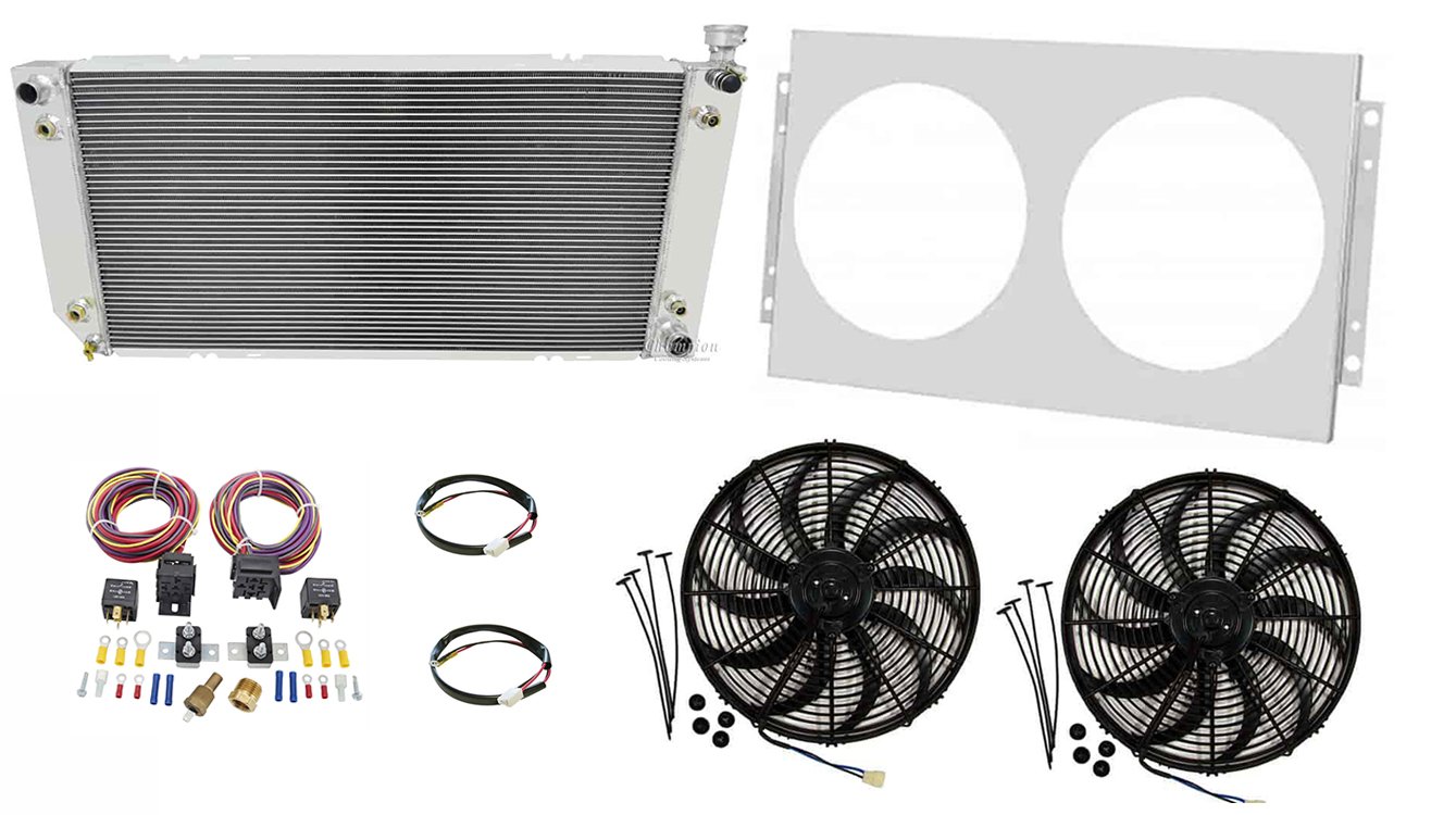 CC1520 All-Aluminum Radiator System Kit for Select 1994-2000 GM Vehicles