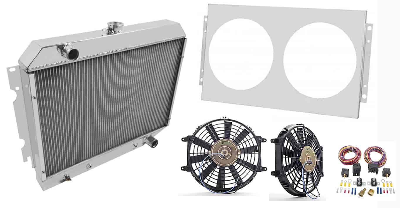 Radiator with Shroud and Fan Control Kit