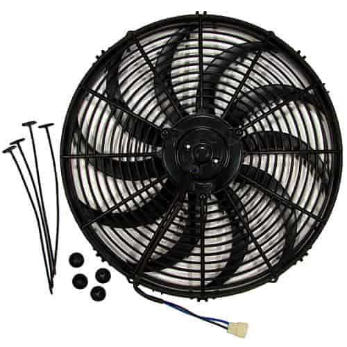 Swept-Blade 16" Electric Cooling Fan