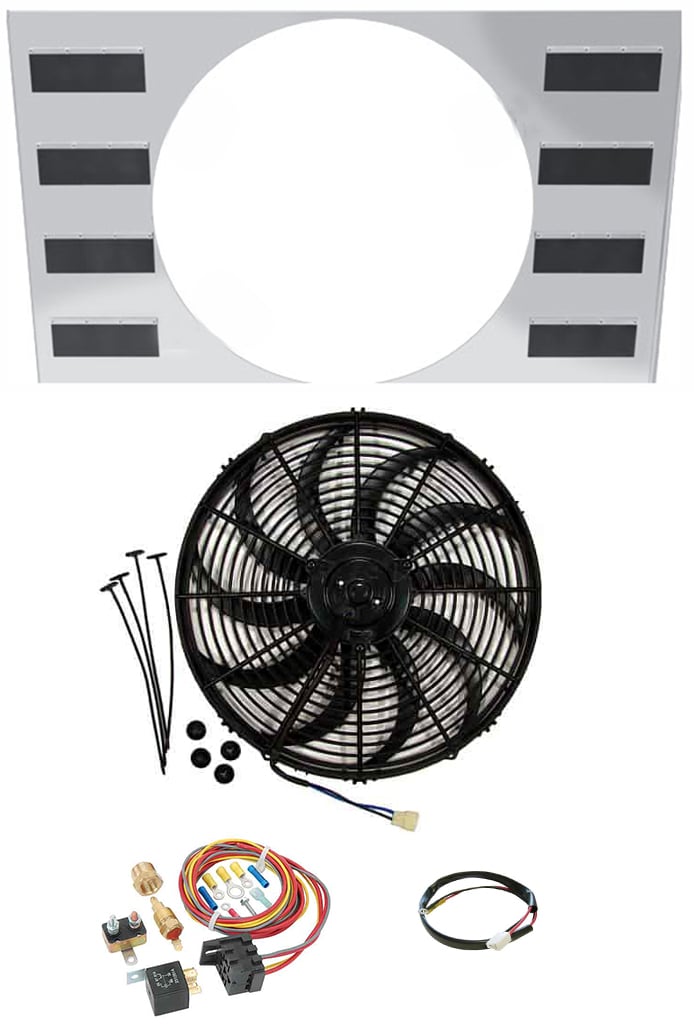 FS161-16F Flap Fan Shroud Kit for 161 Series Radiator