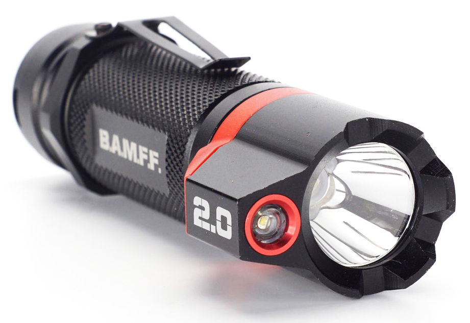 BAMFF 2.0 Dual LED Tactical Flashlight, 200 Lumens