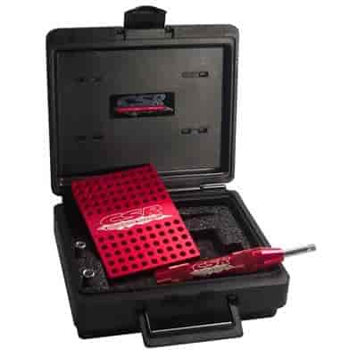 Holley Jet Tool Kit Red Anodized Jet Board