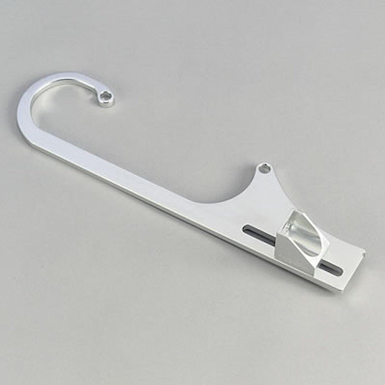 Adjustable Throttle Cable Bracket -Clear Fits 4150/3310 Series Holley 750 with GM Snap in Cable