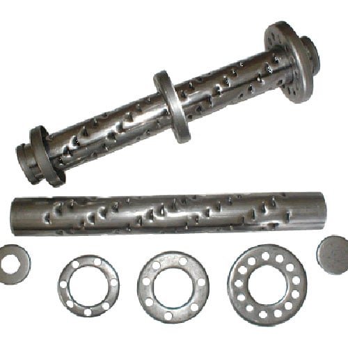 Patriot Lakester Style Header Muffler Kit Incl. 3 in./3.5 in./3.5 in. Disks/Central Tube/Plug/Restrictor Requires Welding